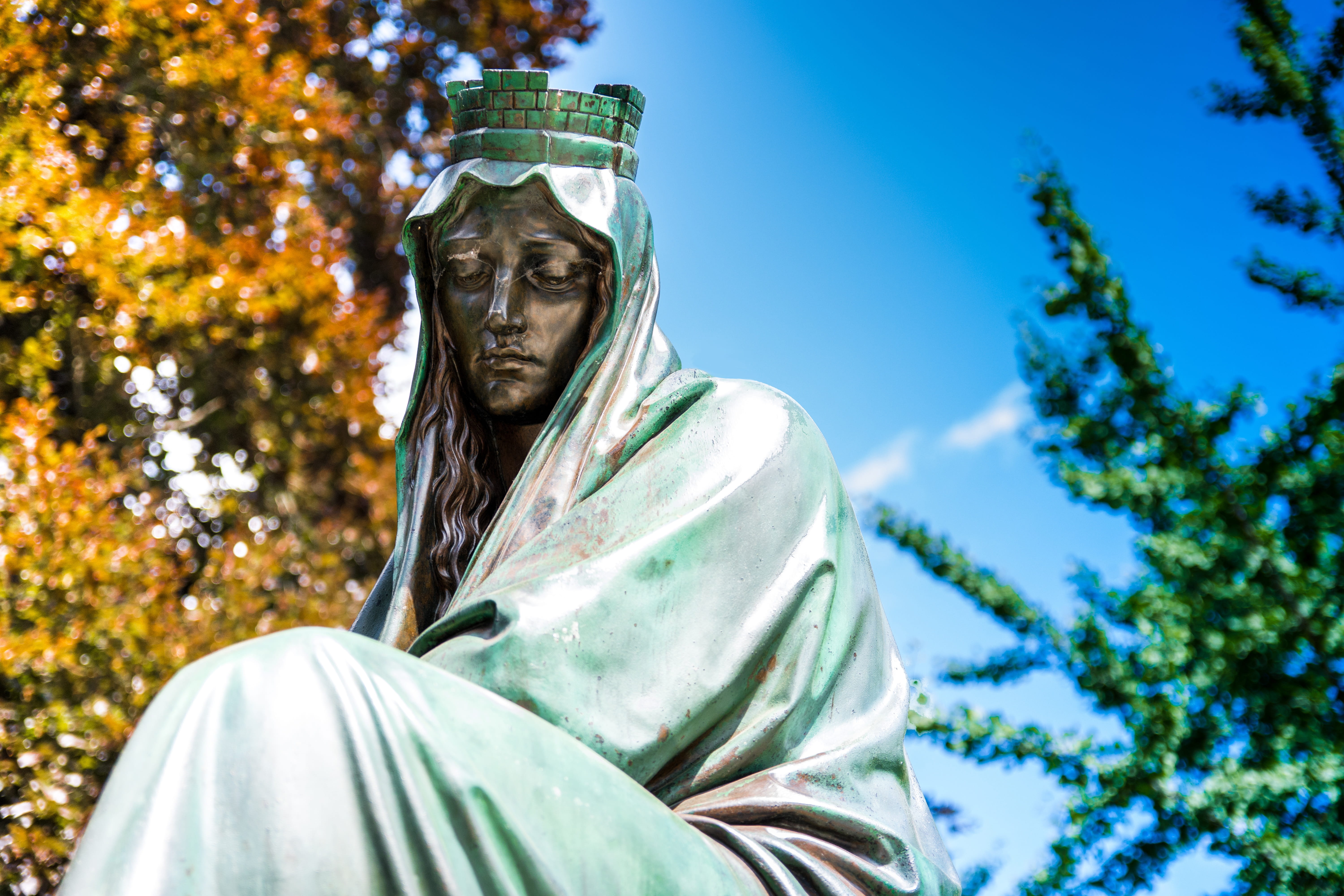 Luther, faith, representation, statue, creativity, grieving magdeburg, Germany, reformation, religion, spirituality, church, human representation, craft, HD Wallpaper