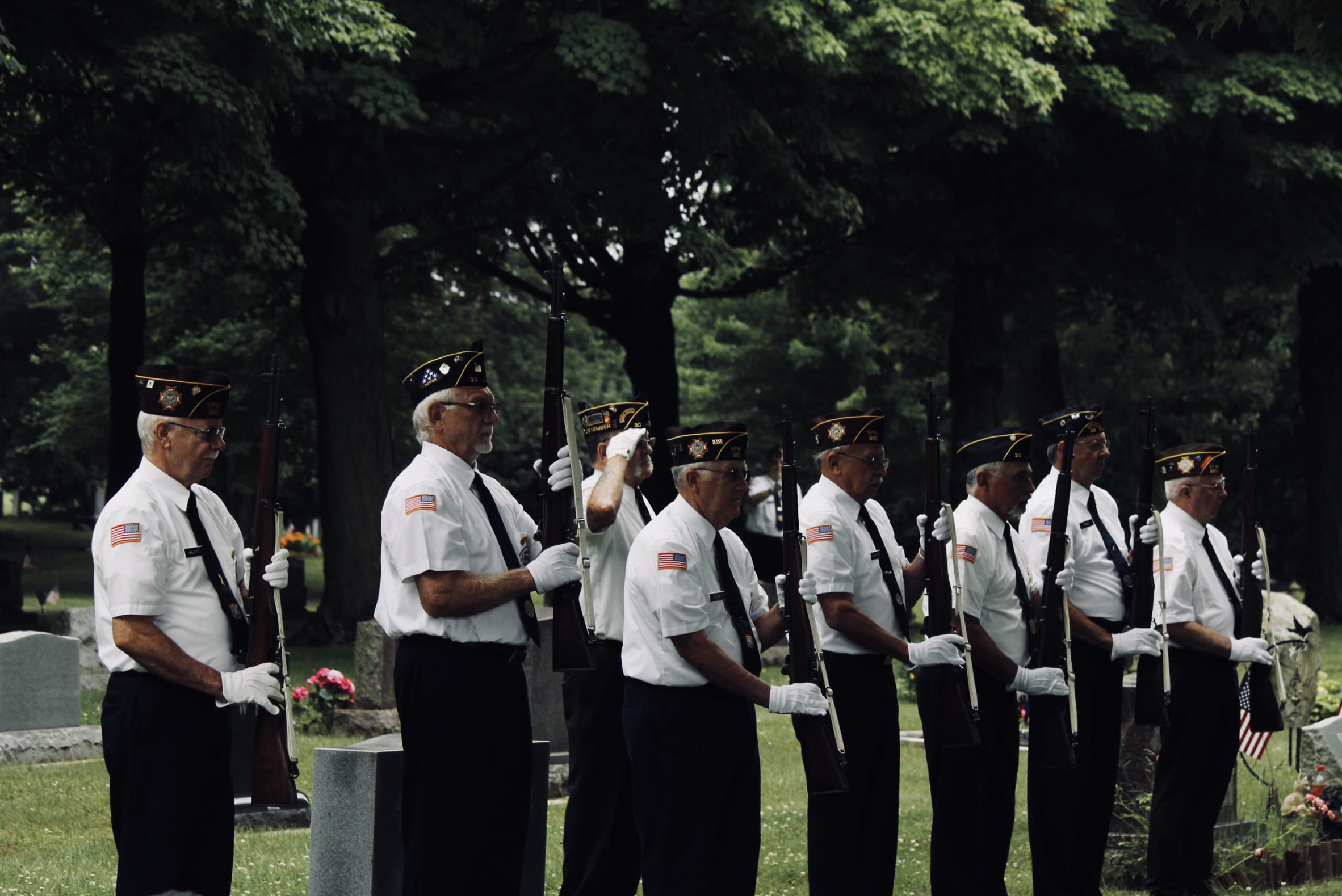 men, vase, outdoors, celebration, police, real people, chef, white color, police officer, standing, white, tree, man, clothing, honor guard, government, HD Wallpaper