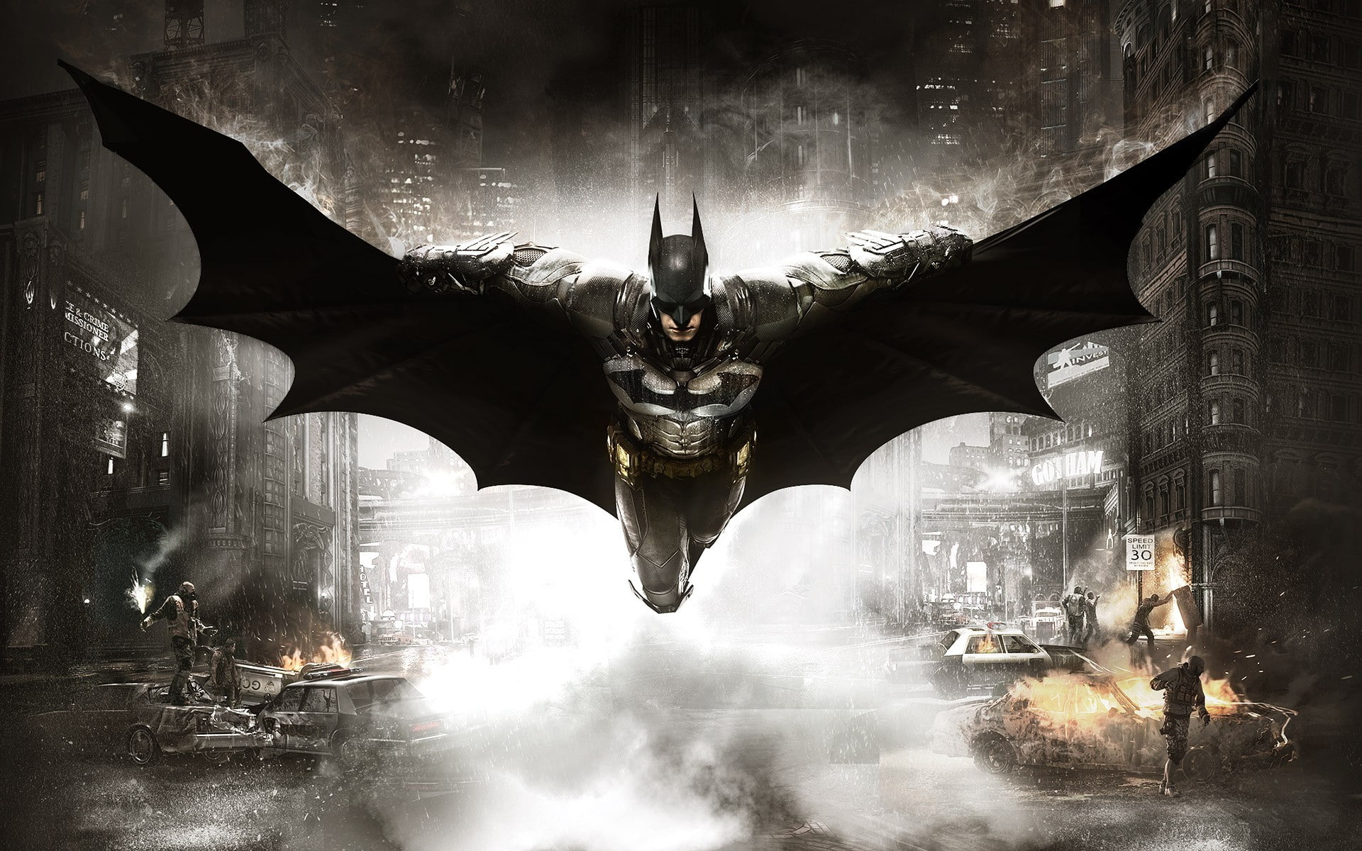 1080P, Batman, Batman: Arkham Knight, HD Wallpaper