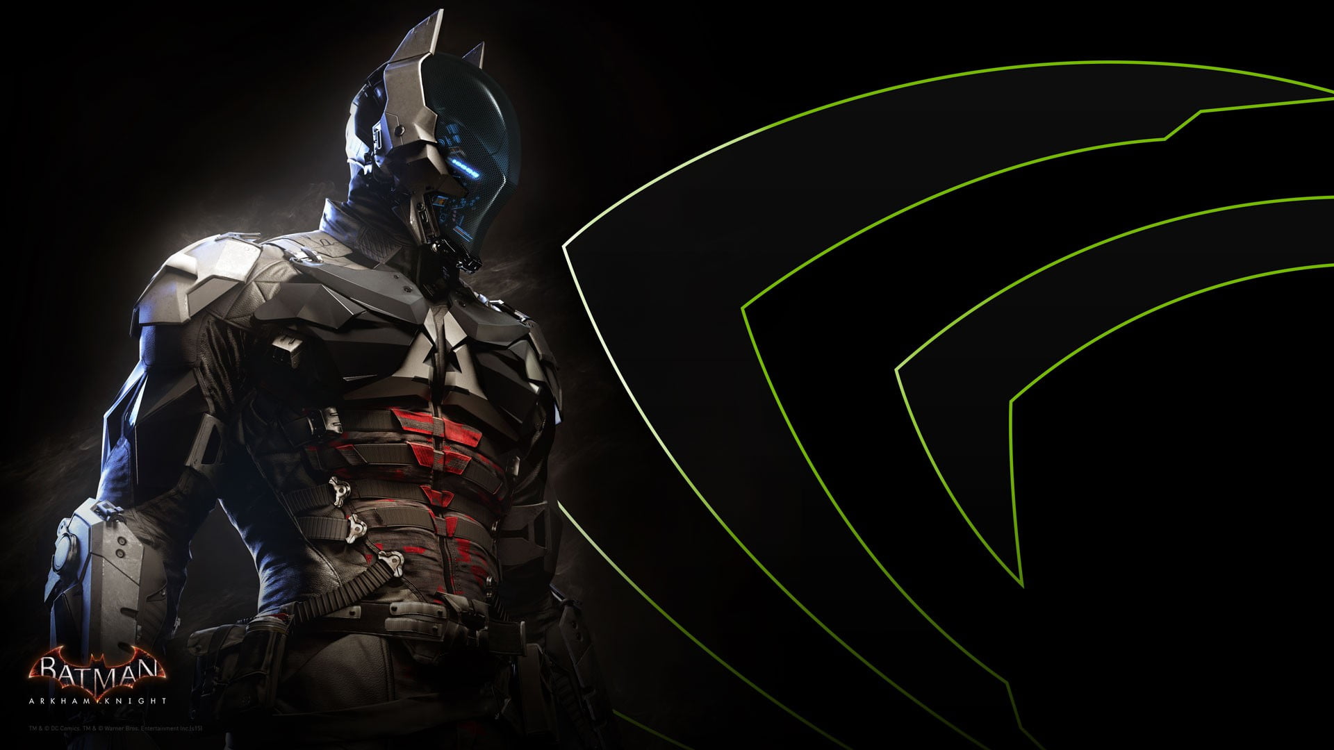 warning sign, uniform, helmet, nature, indoors, dc, safety, 1080P, black background, Batman: Arkham Knight, three quarter length, PC gaming, unrecognizable person, HD Wallpaper