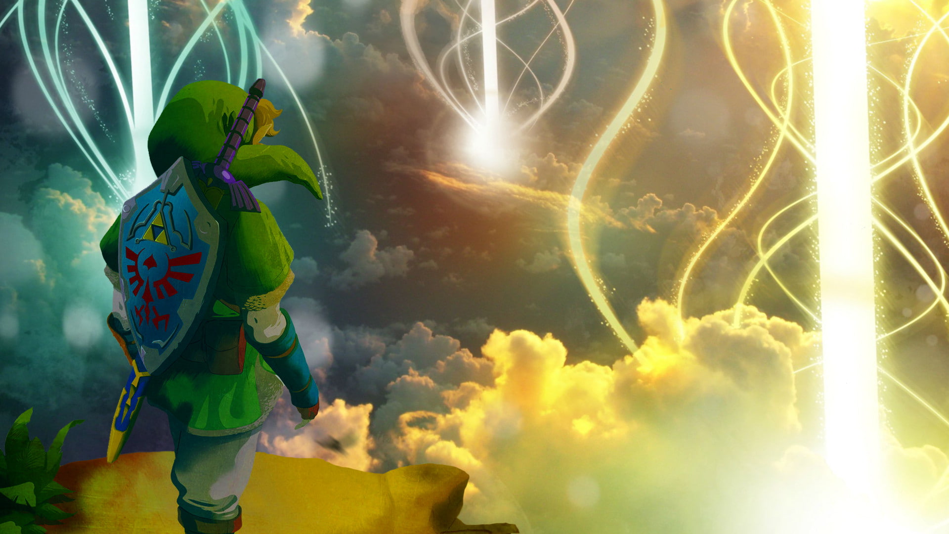 Link, Zelda, 1080P, The Legend Of Zelda: Skyward Sword, HD Wallpaper