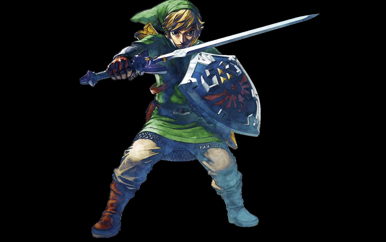 indoors, legend, one person, young adult, art and craft, costume, anime, skyward sword, fairy, Link, performance, black background, studio shot, men, dancing, HD Wallpaper