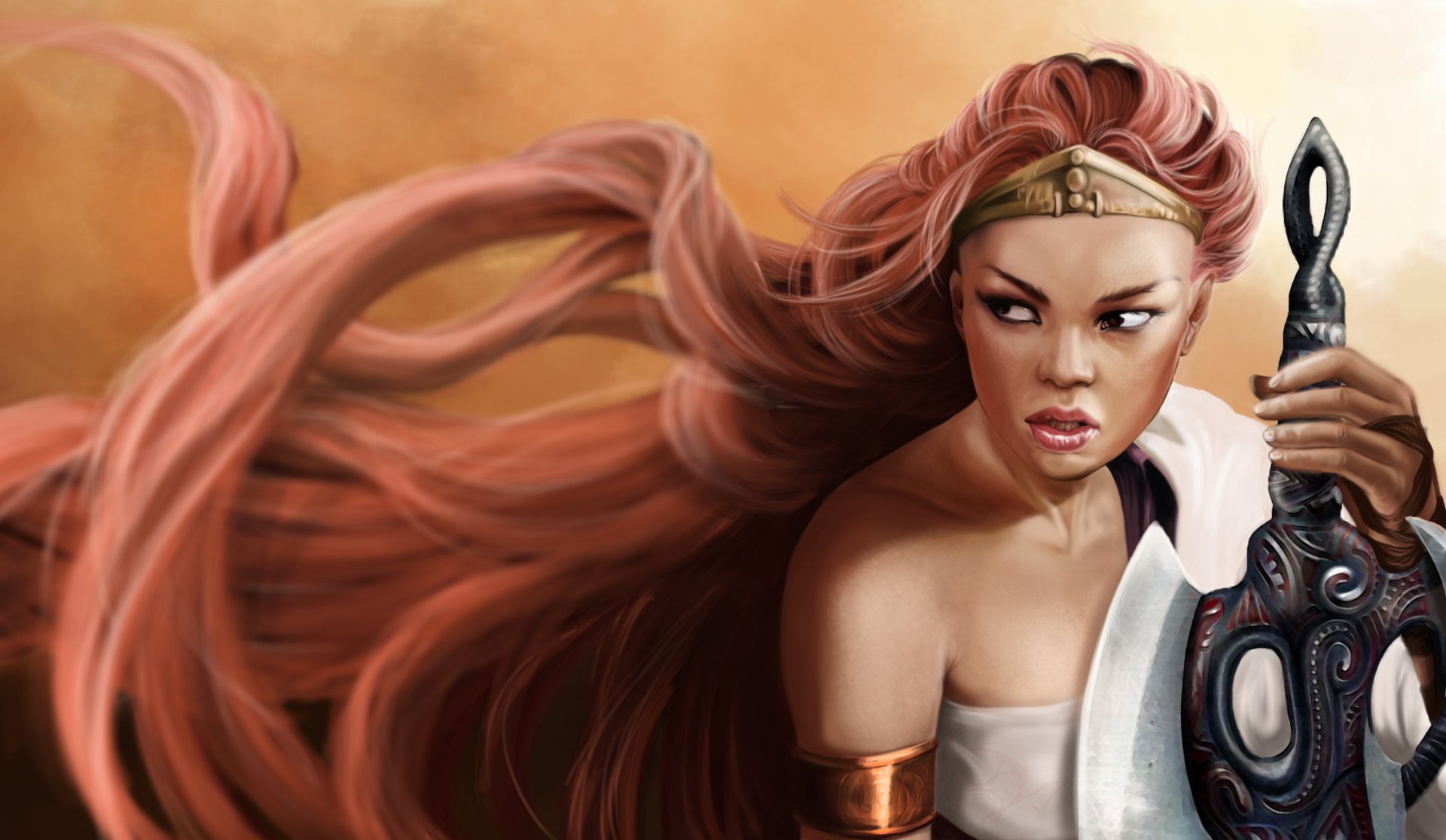 Heavenly Sword, Nariko (Heavenly Sword), Video Game, 1080P, HD Wallpaper