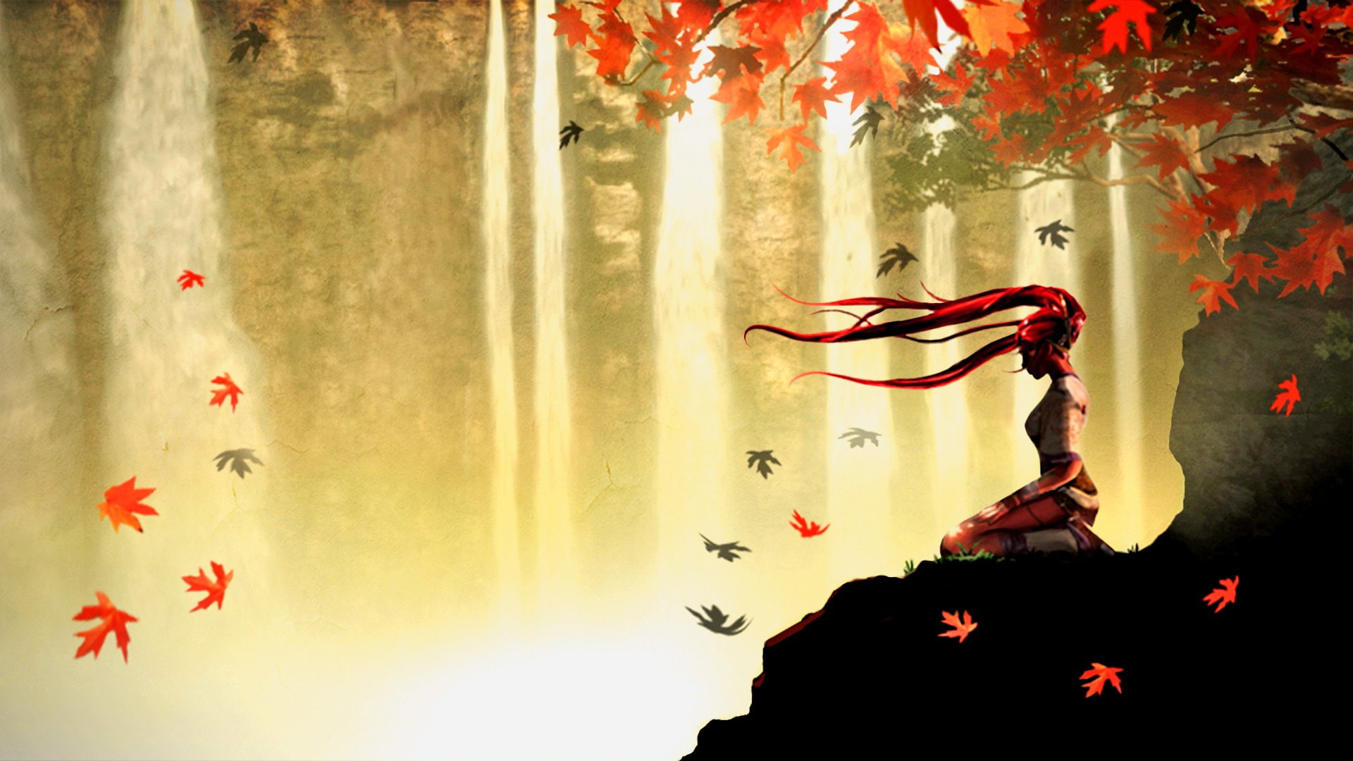 one person, digital composite, water, women, Heavenly Sword, creativity, indoors, Video Game, 1080P, lifestyles, art and craft, close-up, nature, leisure activity, HD Wallpaper