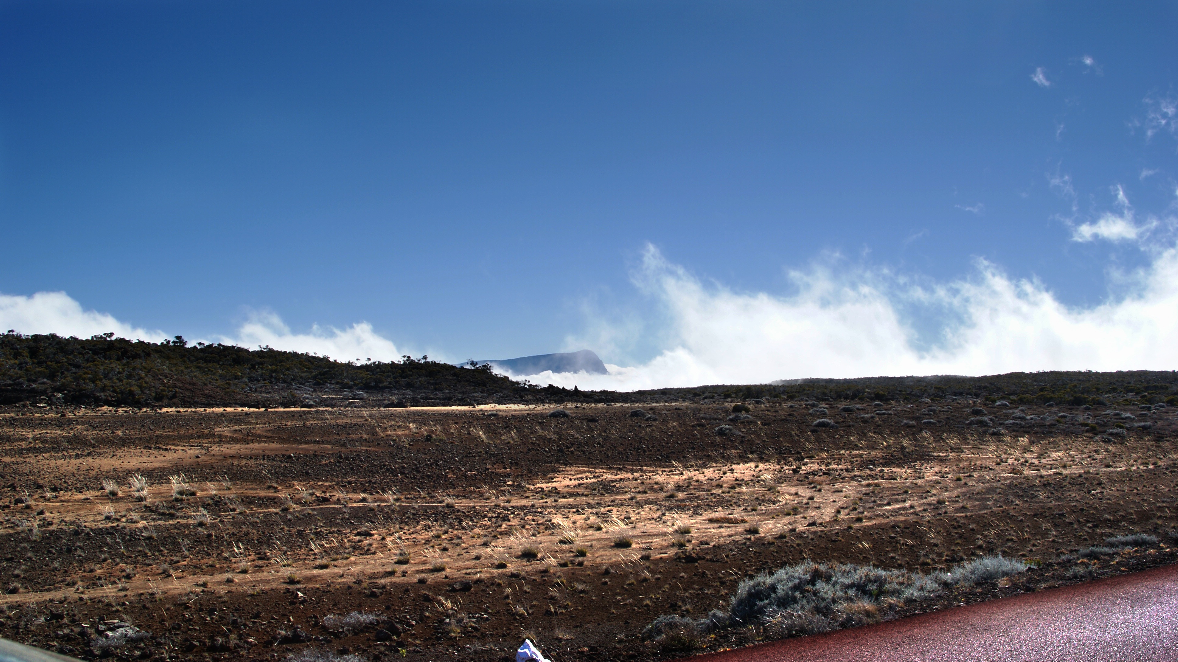 geology, beauty in nature, contrast, day, blue, sky, desert, no people, reunion island, tranquility, nature, arid climate, climate, landscape, clouds, top, HD Wallpaper