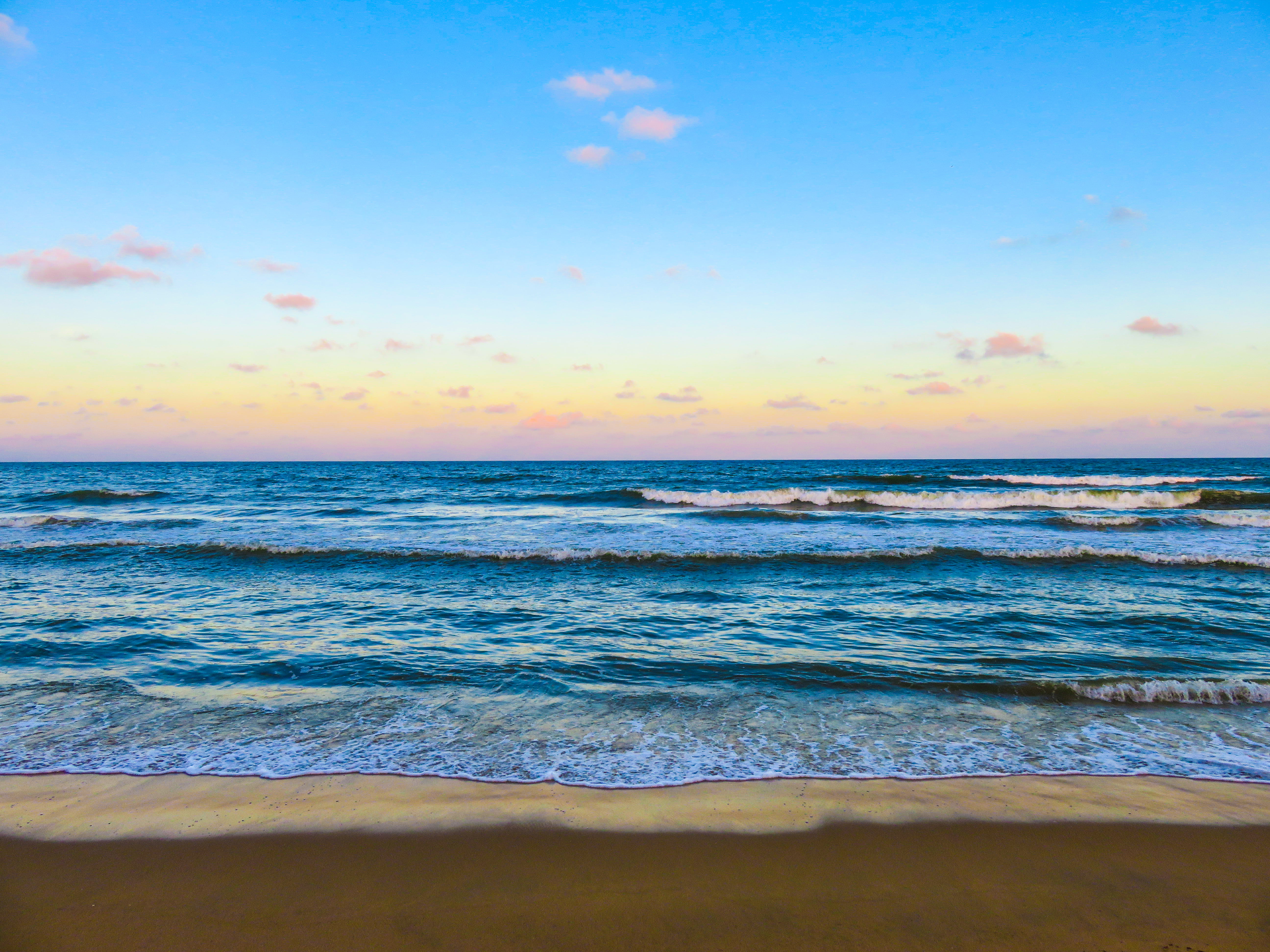 sandbank, daytime, scenics, sunshine, land, sunset, ocean, beauty in nature, cloud - sky, surfing, waves, nature, water, idyllic, body, sea, horizon over water, HD Wallpaper