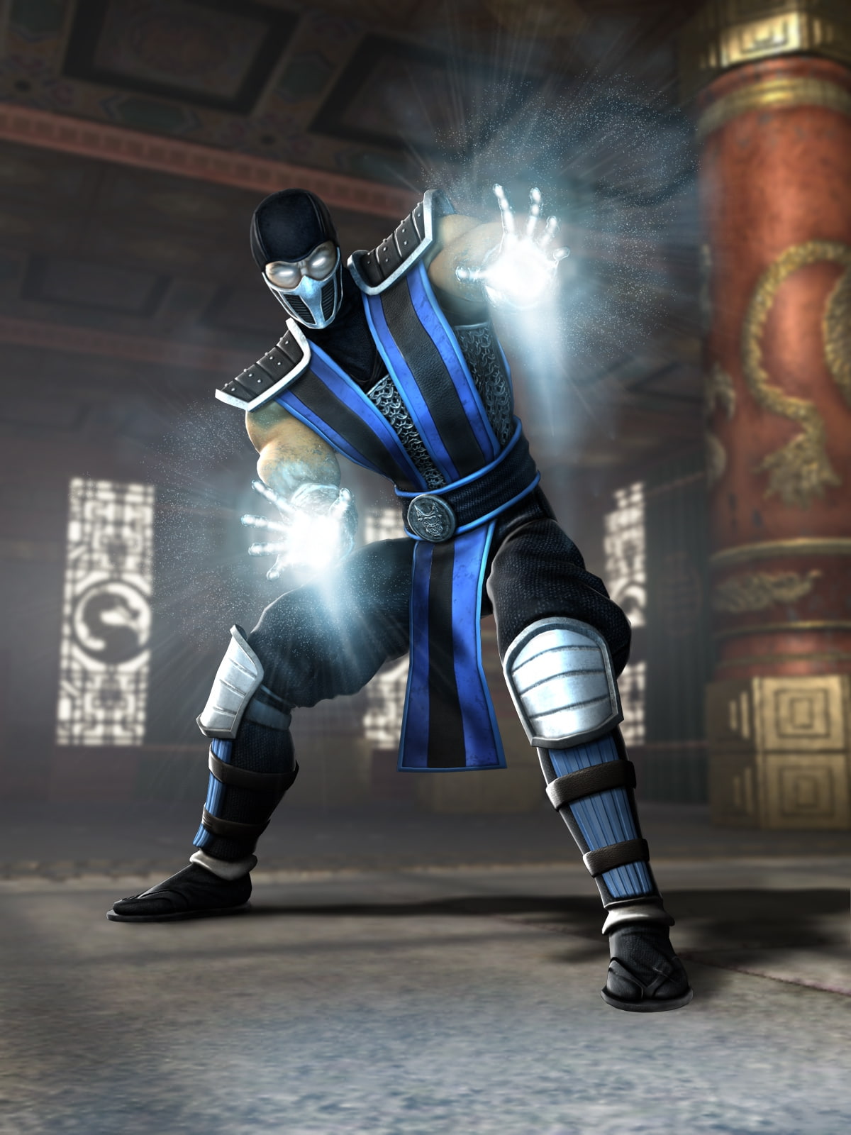 mortal, kombat, Sub-Zero, art, video, games, 720P, subzero, hd, x, Mortal Kombat, Phone HD Wallpaper