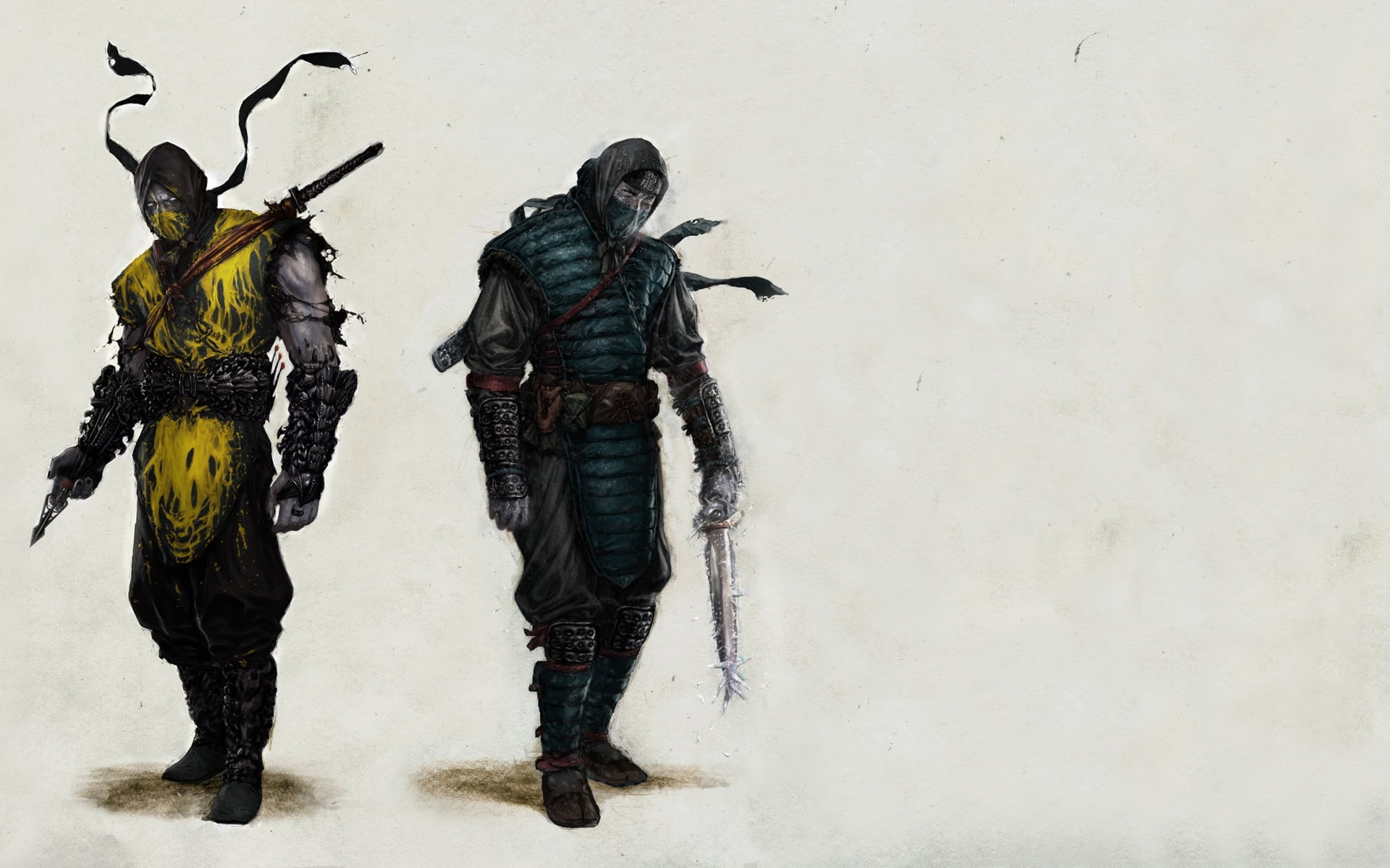 kombat, hd, subzero, x, Scorpion, Mortal Kombat, games, 1080P, art, video, mortal, HD Wallpaper