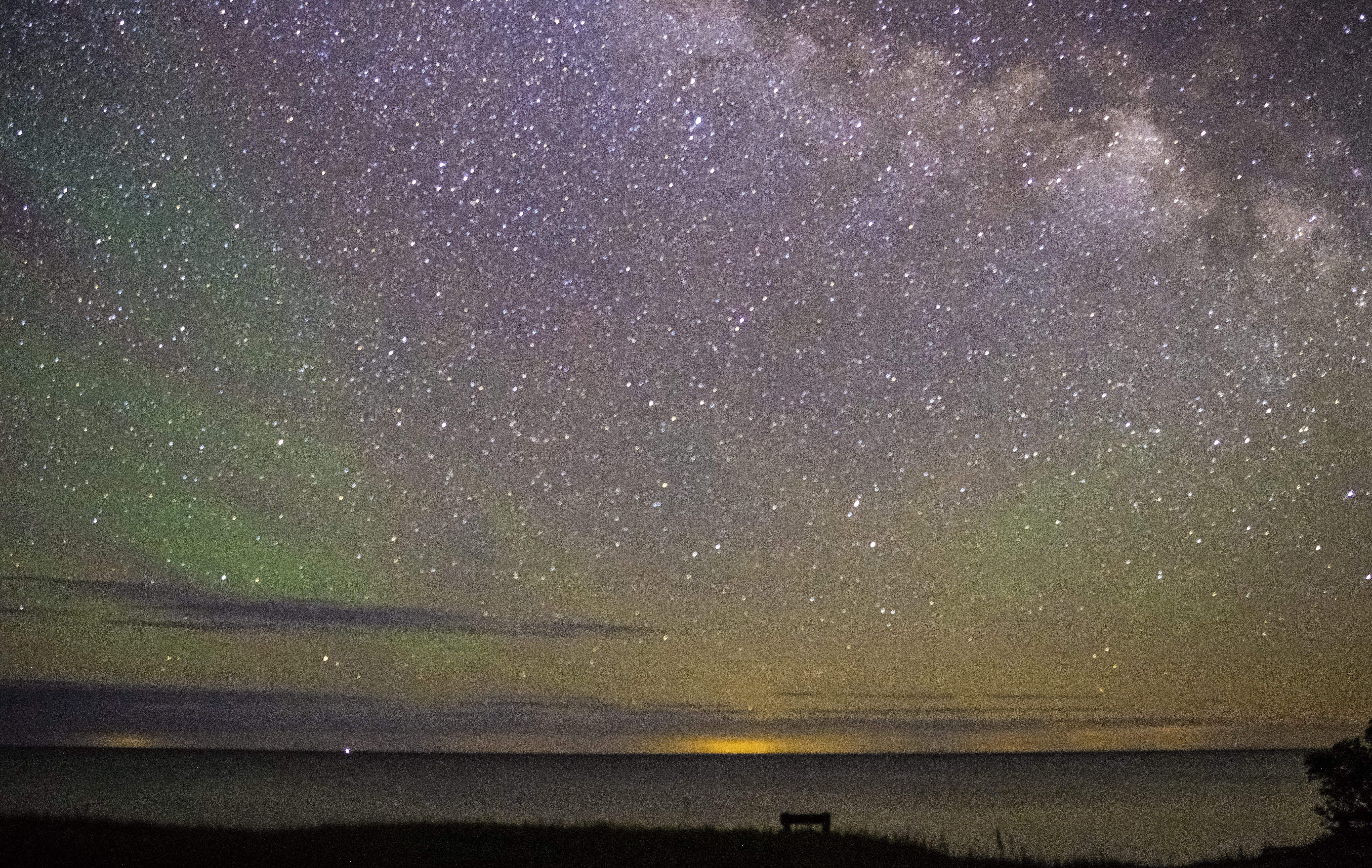 star field, landscape, no people, night, star - Space, great lakes, tranquility, milky Way, nebula, scenics, space and astronomy, 5K, astronomy, idyllic, HD Wallpaper