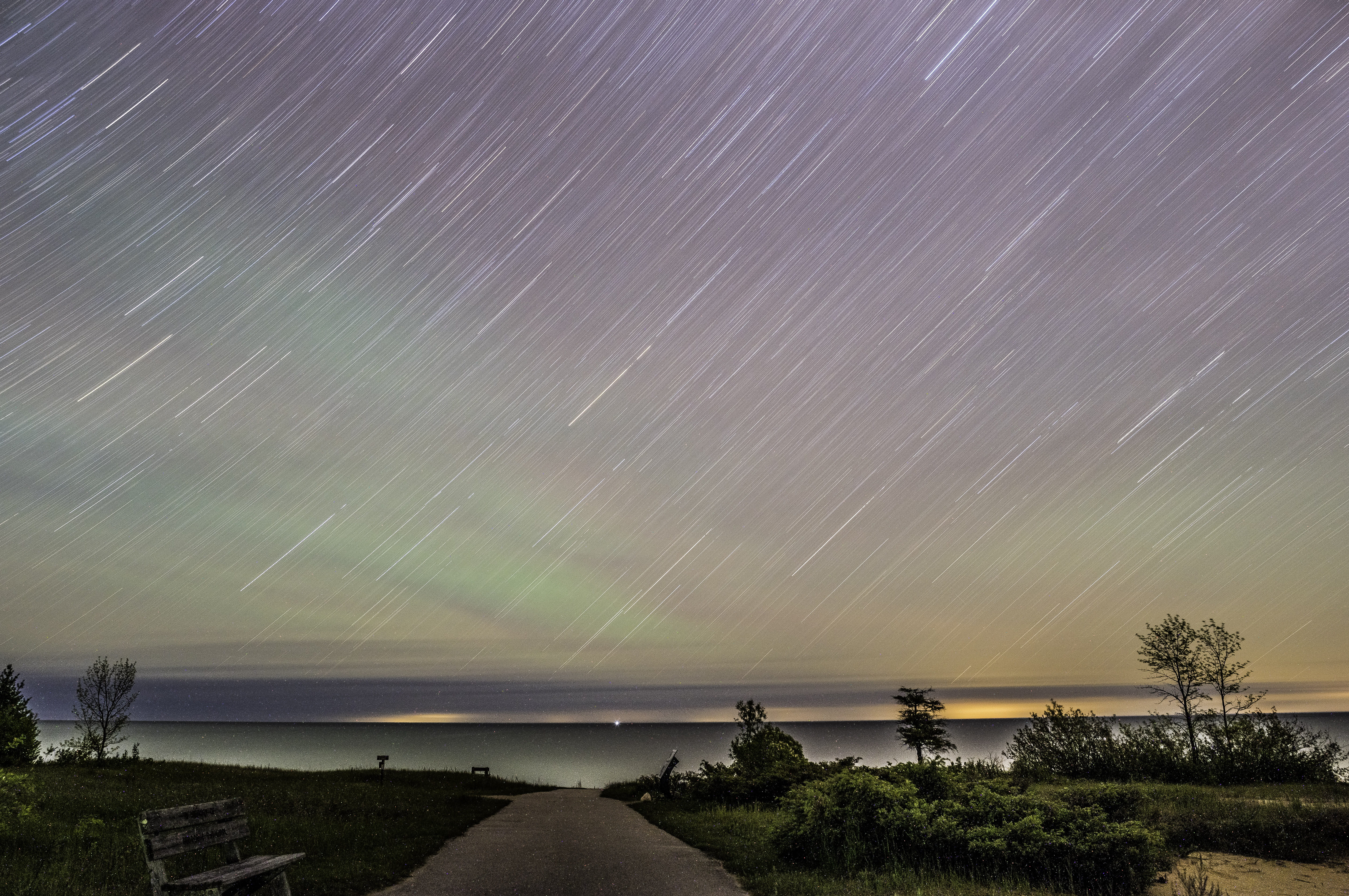landscape, night, scenery, constellation, land, space and astronomy, plant, outdoors, long exposure, United States, sky, nature, scenics - nature, astronomy, HD Wallpaper