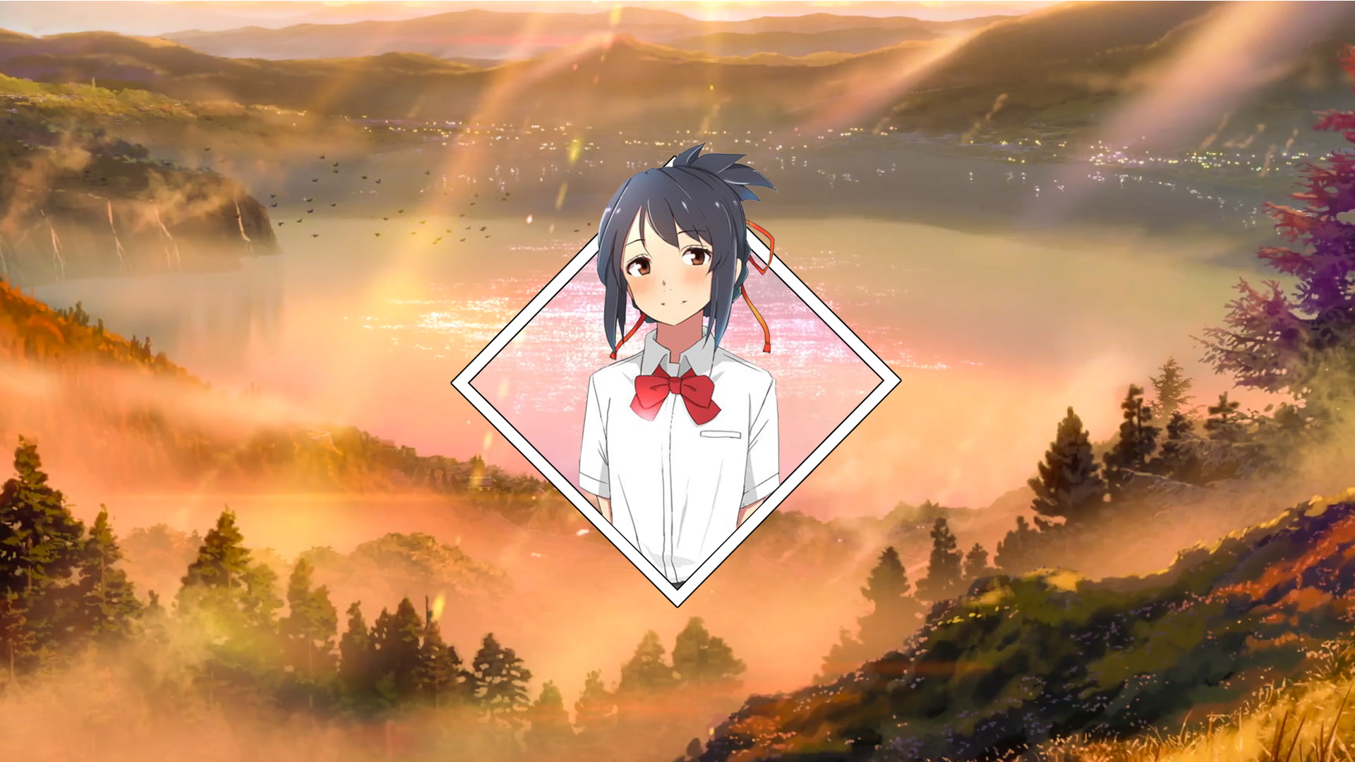 anime girls, anime, Mitsuha Miyamizu, 1080P, Kimi no Na Wa, HD Wallpaper