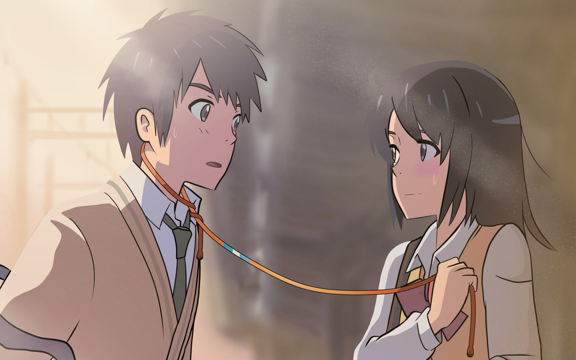 1080P, Mitsuha Miyamizu, Kimi No Na Wa., Taki Tachibana, Anime, Your Name., HD Wallpaper