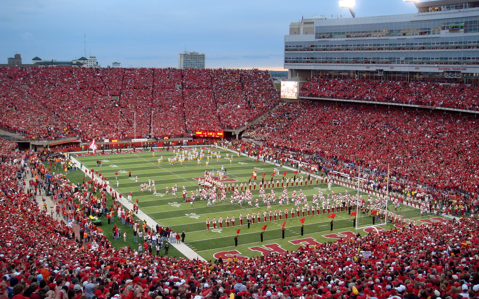 720P, football, american, sports, nebraska, people, stadium, nfl, HD Wallpaper