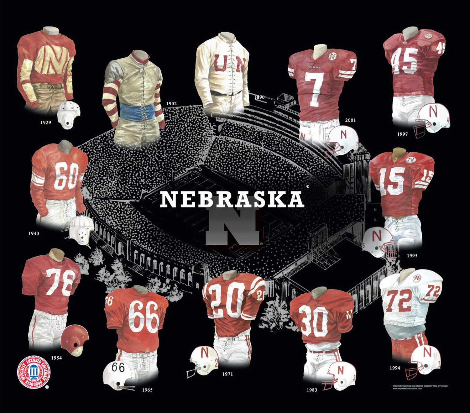 cornhuskers, football, 720P, nebraska, college, HD Wallpaper