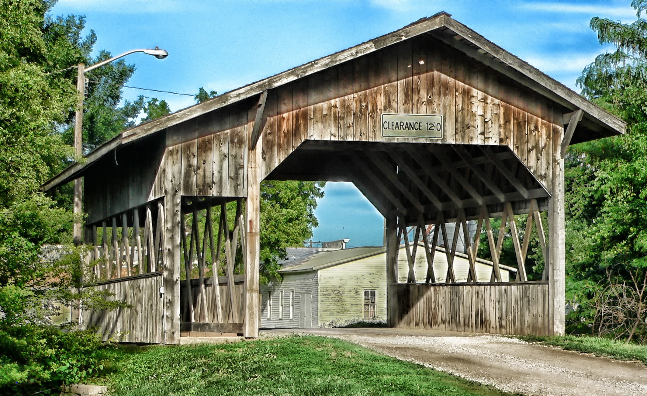 building exterior, outside, architecture, day, outdoors, plant, building, growth, landmark, cook, historic, nebraska, bridge - man made structure, connection, HD Wallpaper