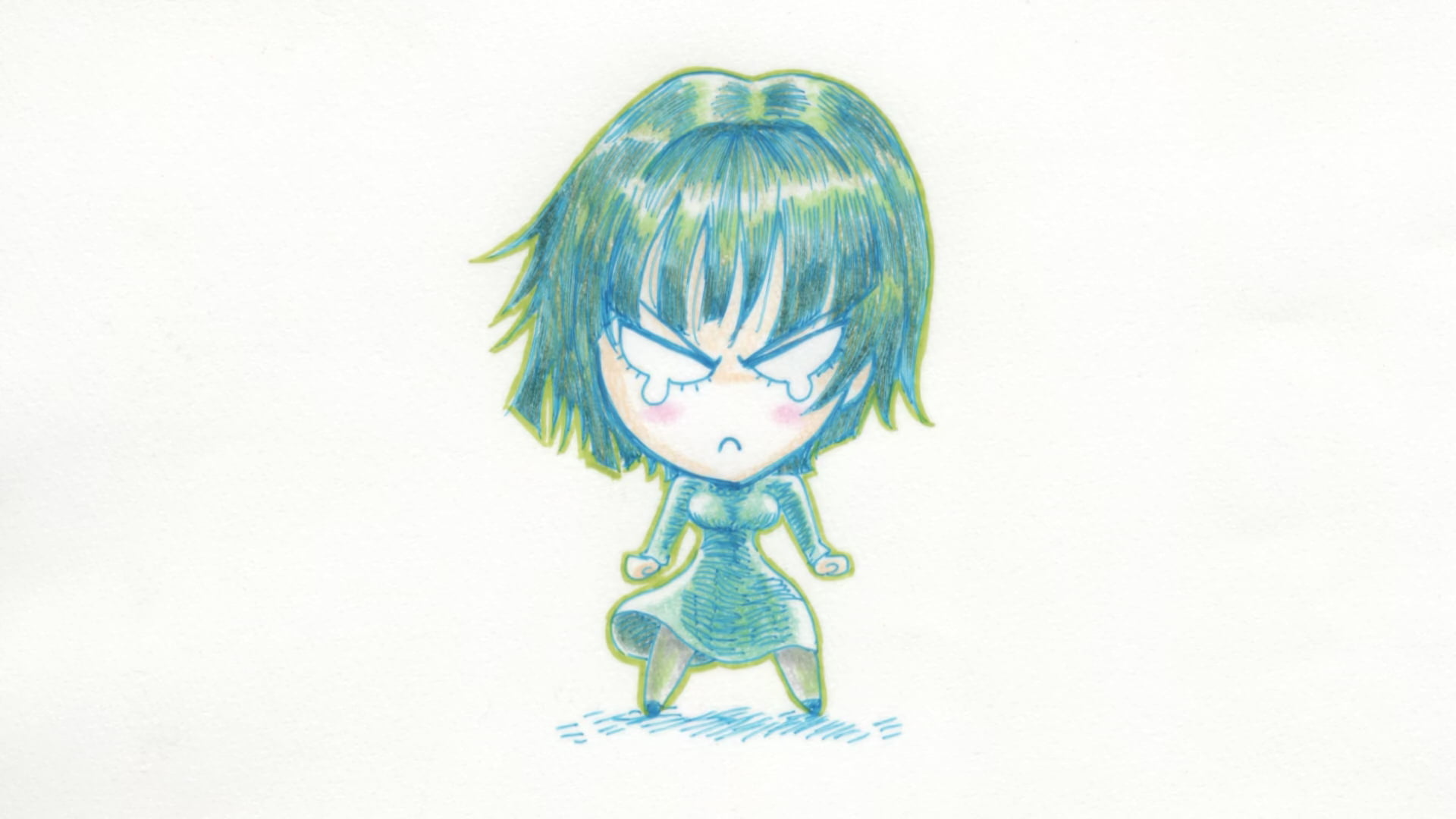 One-Punch Man, Chibi, Fubuki (One-Punch Man), Anime, 1080P, One-Punch Man - Season 2, HD Wallpaper