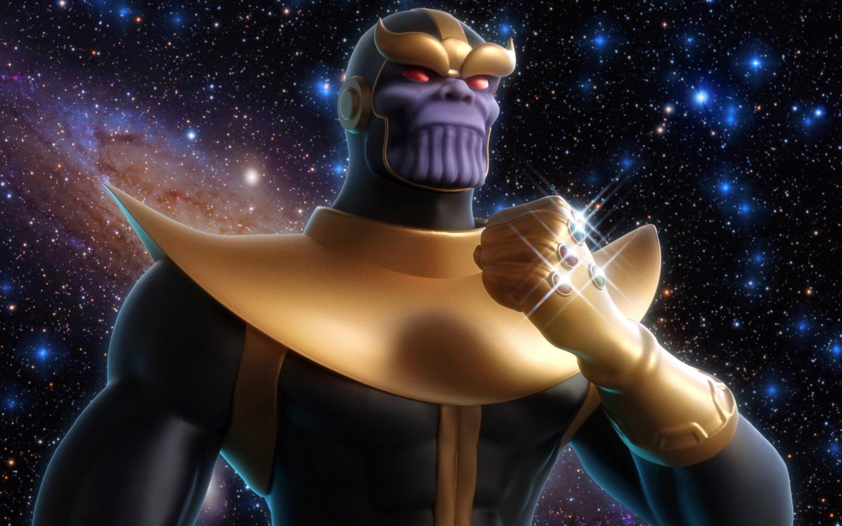 marvel, thanos, marvel comics, comics, 720P, phanos, art, avengers, character, HD Wallpaper