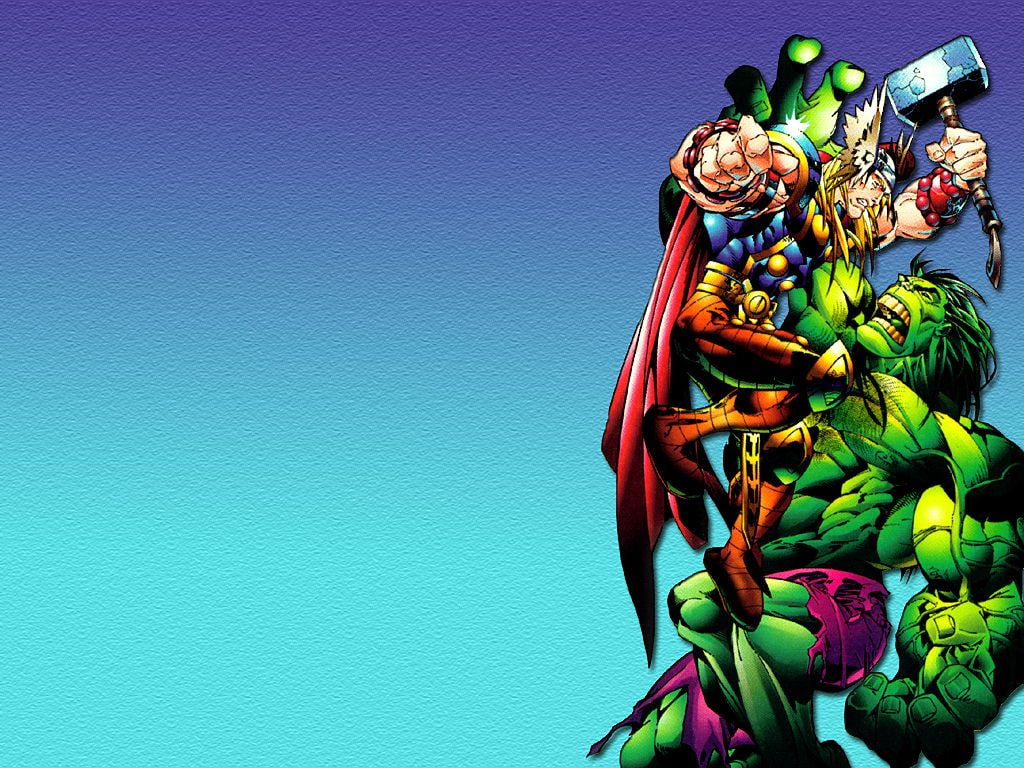 hero, 480P, cartoons, fighting, character, marvel, HD Wallpaper