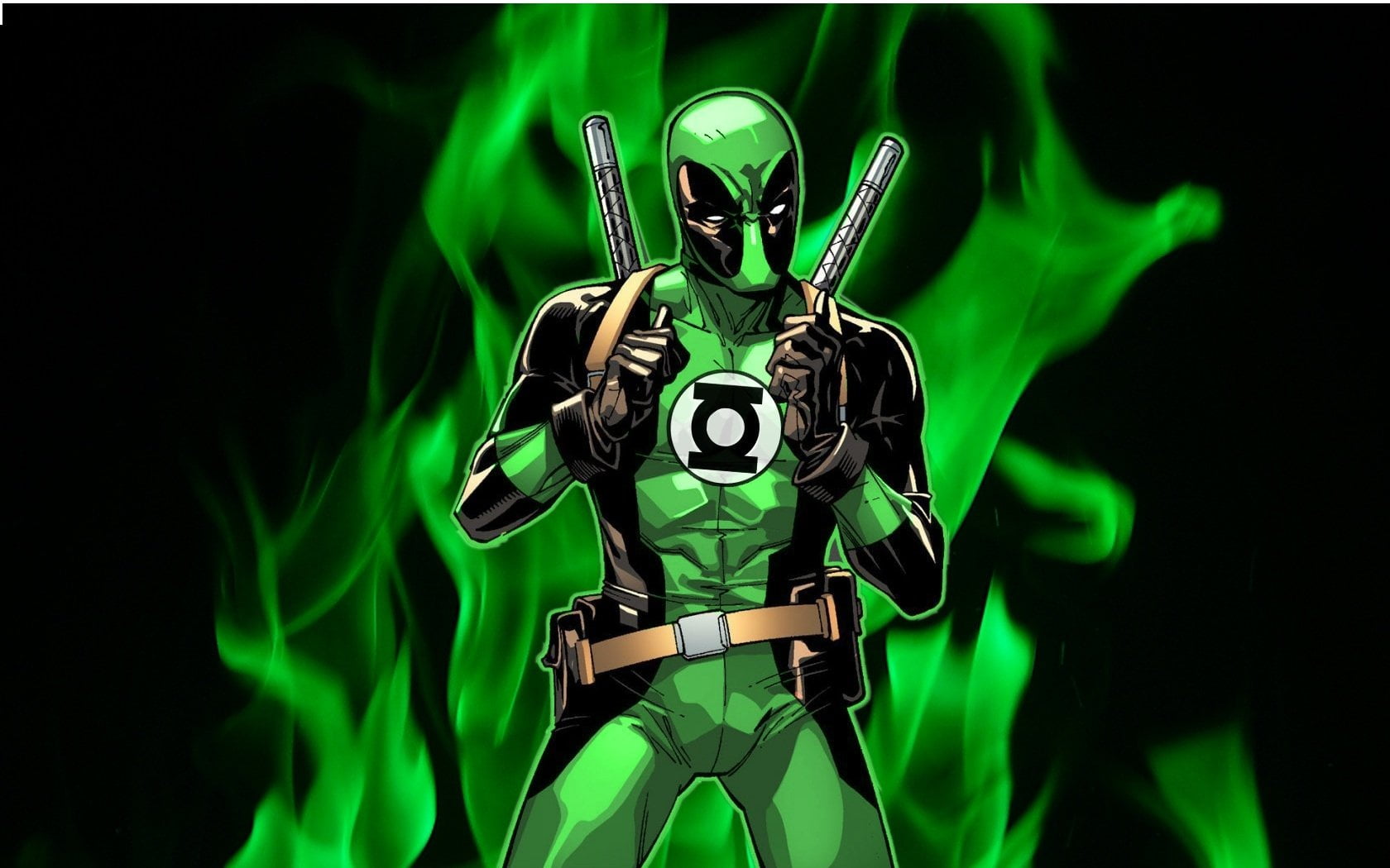 headwear, cyborg, concepts, three quarter length, american football - sport, black Color, robot, weapon, one person, black background, Green Lantern, people, HD Wallpaper