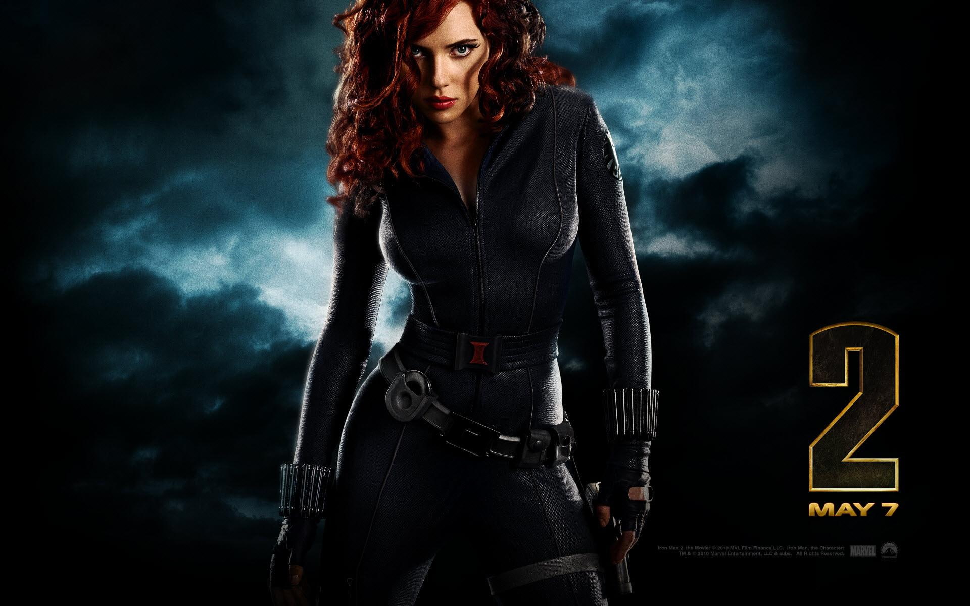 movies, black, iron, man, 1080P, widow, HD Wallpaper