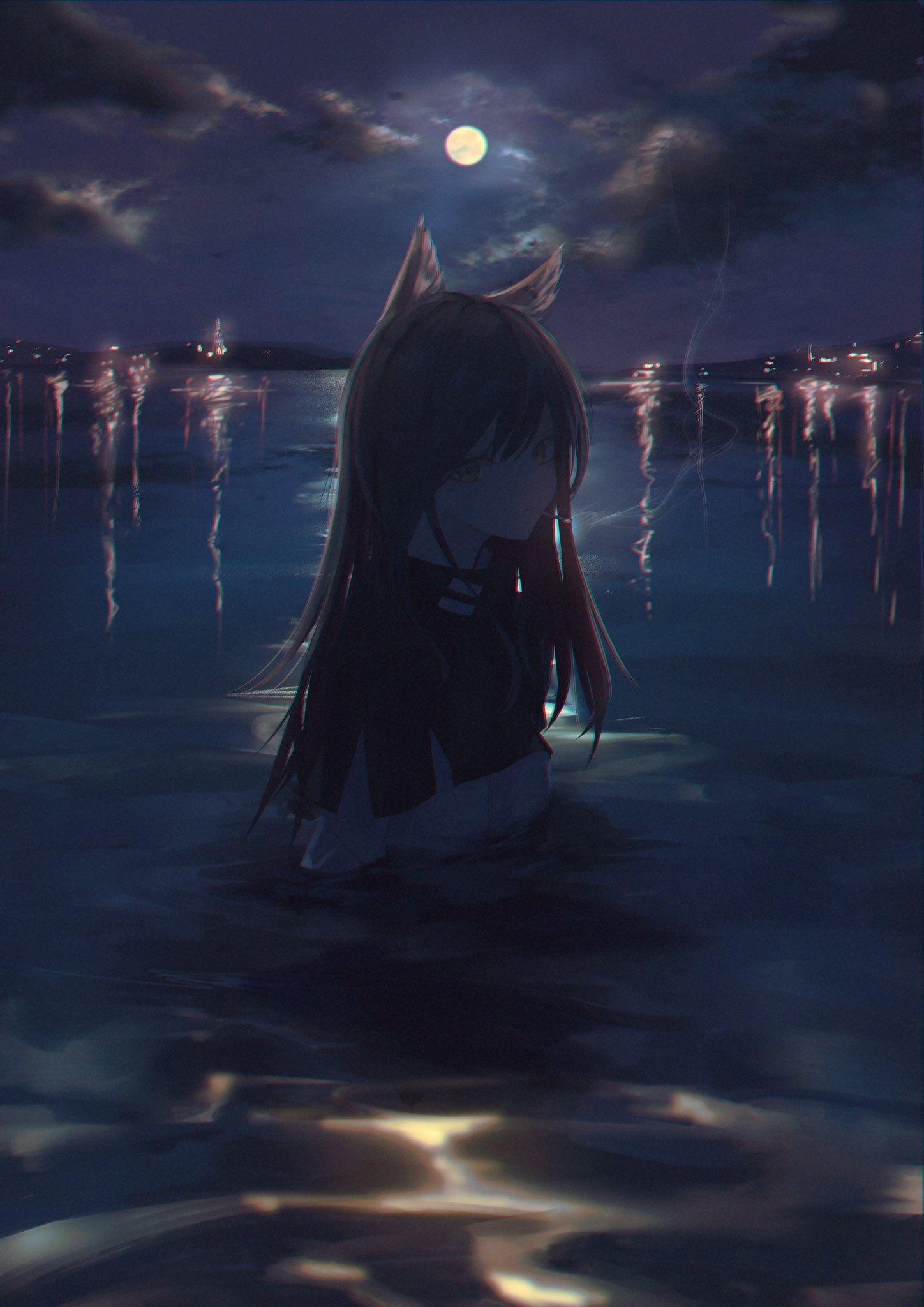 7ife, 1080P, portrait display, anime girls, Arknights, Phone HD Wallpaper