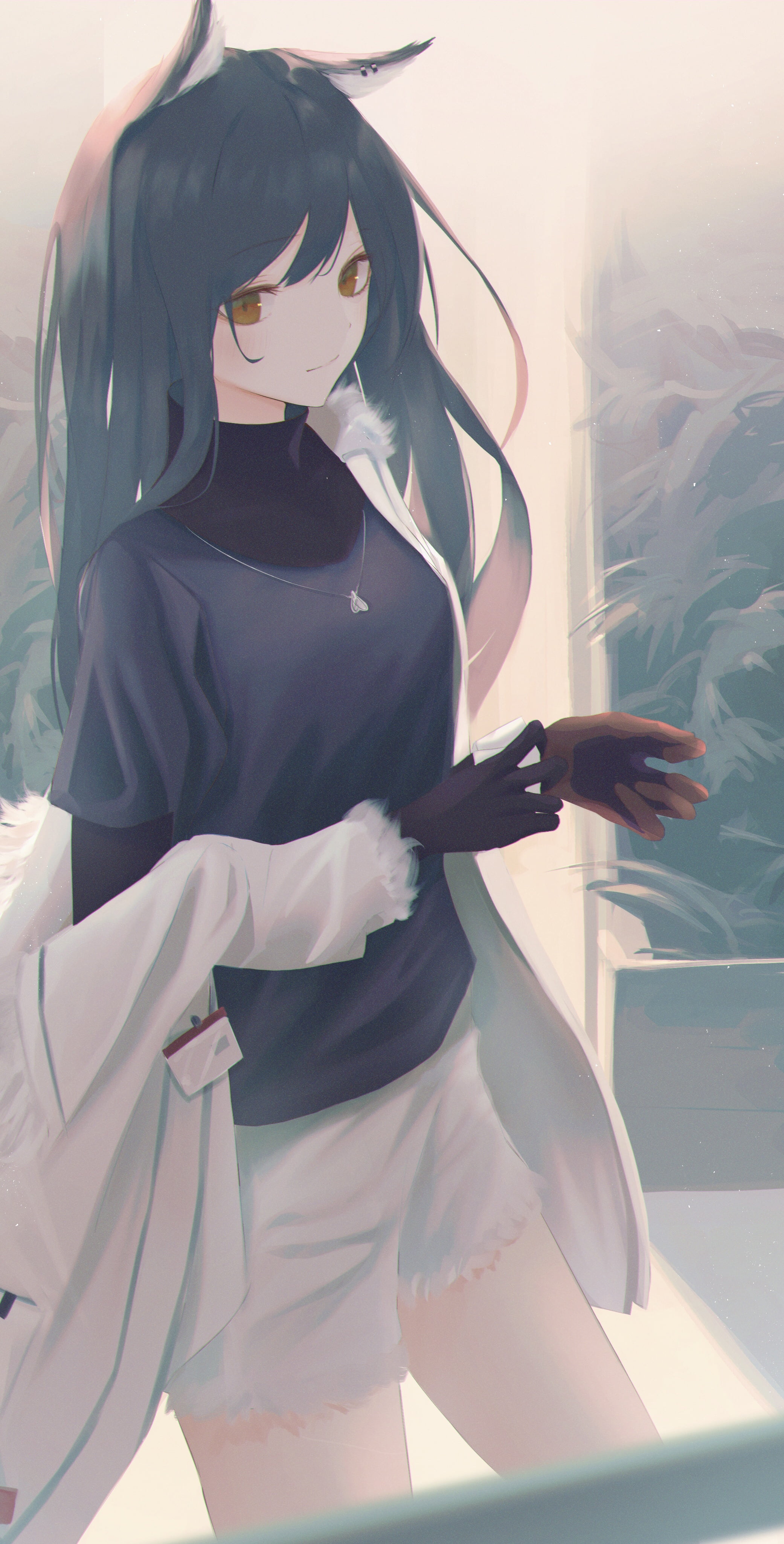 Arknights, 7ife, anime girls, 4K, portrait display, Phone HD Wallpaper