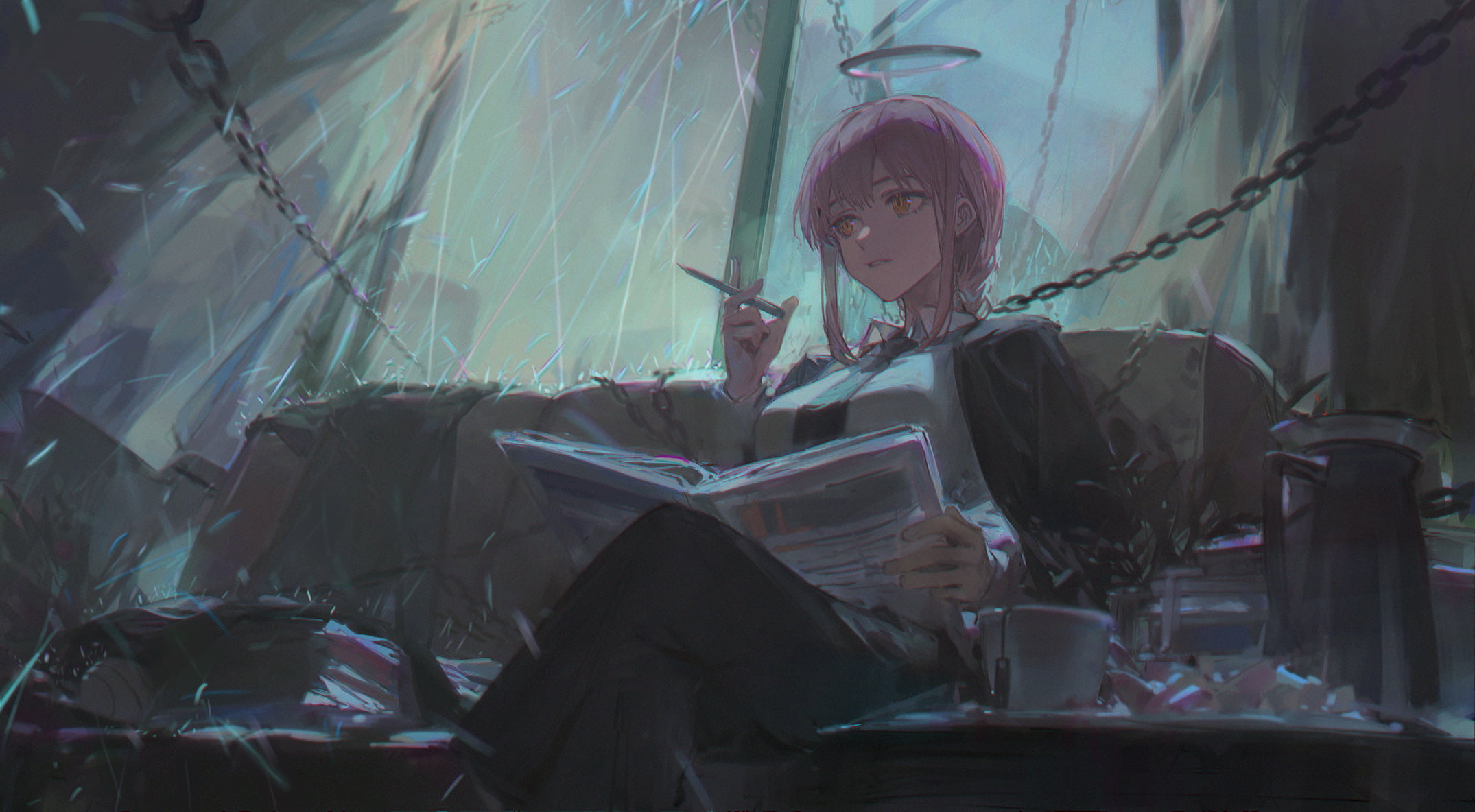 anime, 1080P, anime girls, Chainsaw Man, Ciloranko, HD Wallpaper