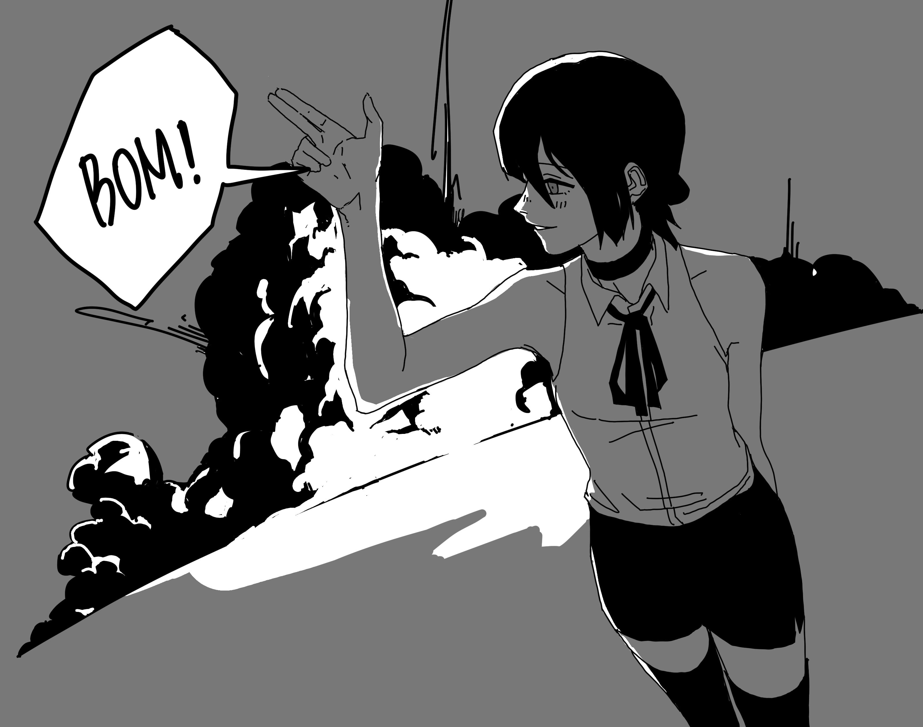 Chainsaw Man, anime girls, 2K, HD Wallpaper