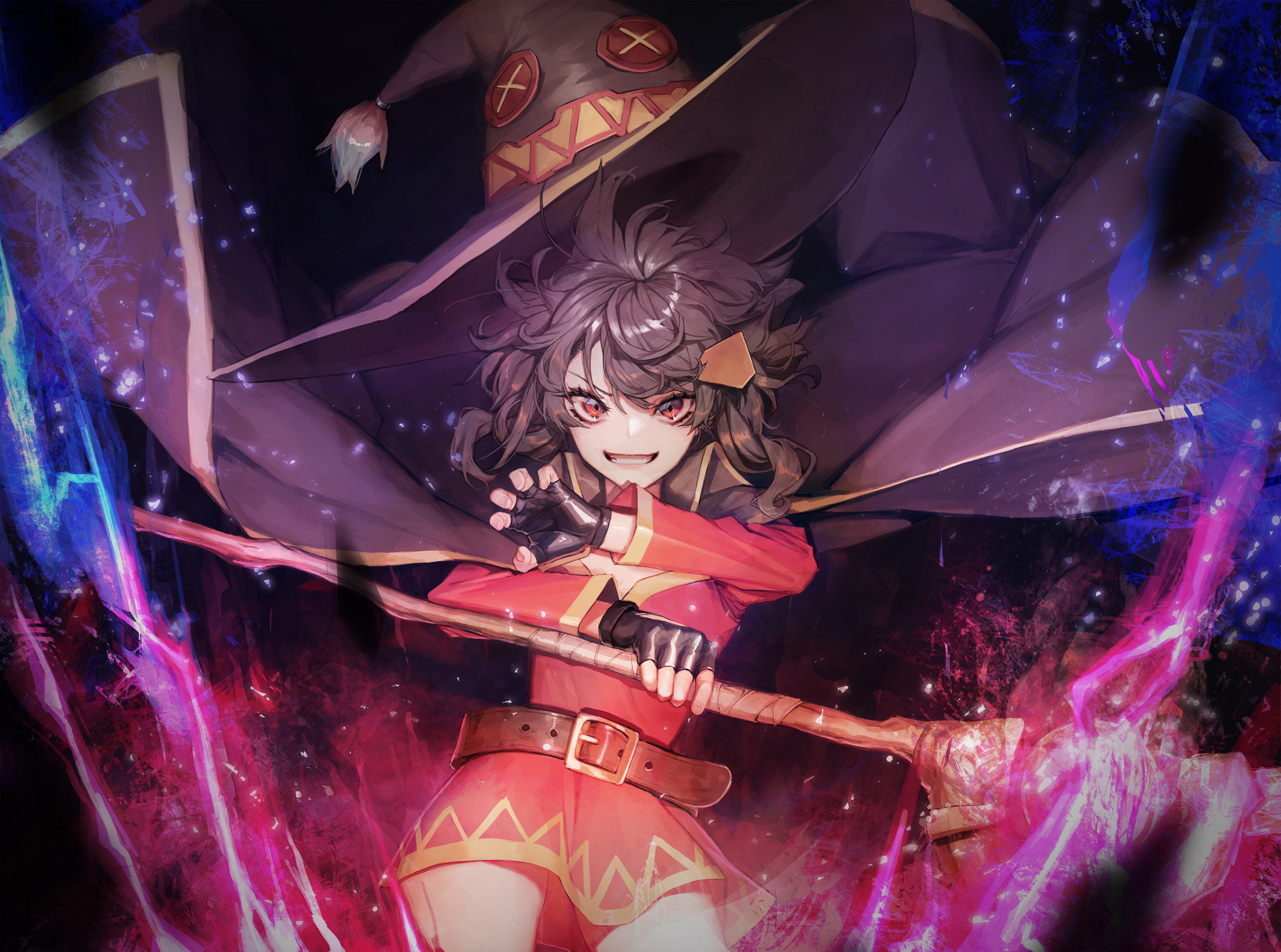 Megumin (KonoSuba), Kono Subarashii Sekai ni Shukufuku wo!, TunaMaYo, 1080P, HD Wallpaper