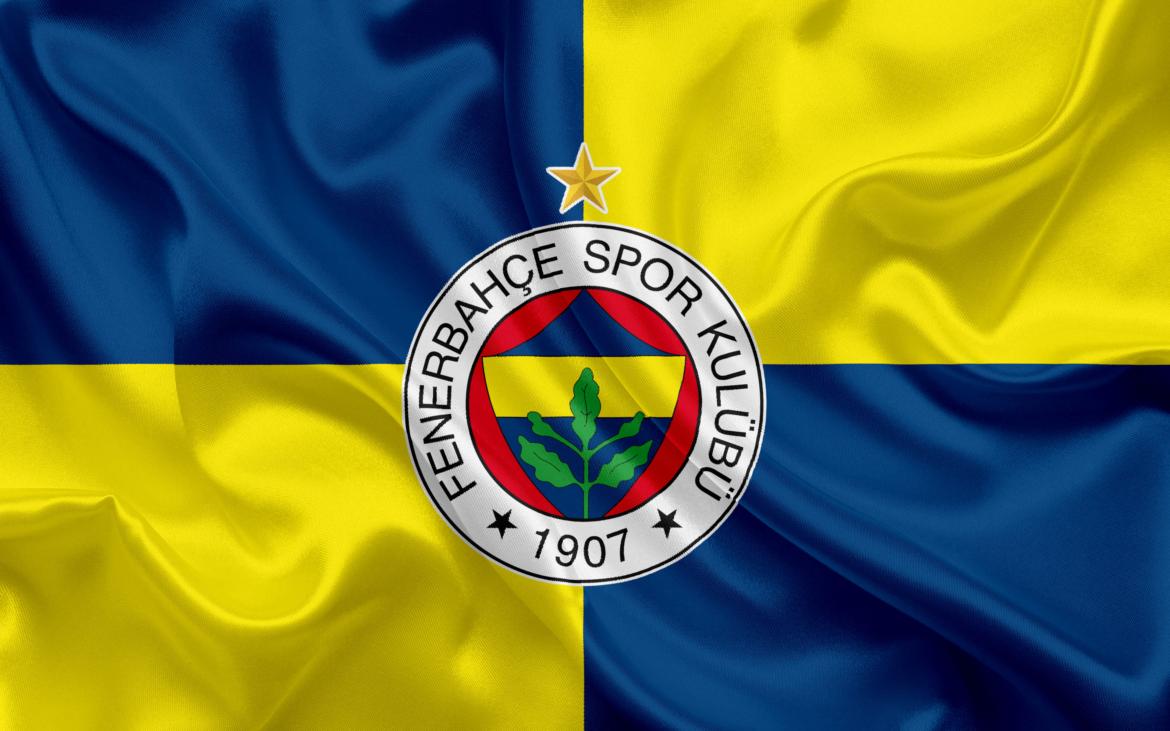 Logo, 4K, Emblem, Fenerbahçe S.K., Soccer, HD Wallpaper