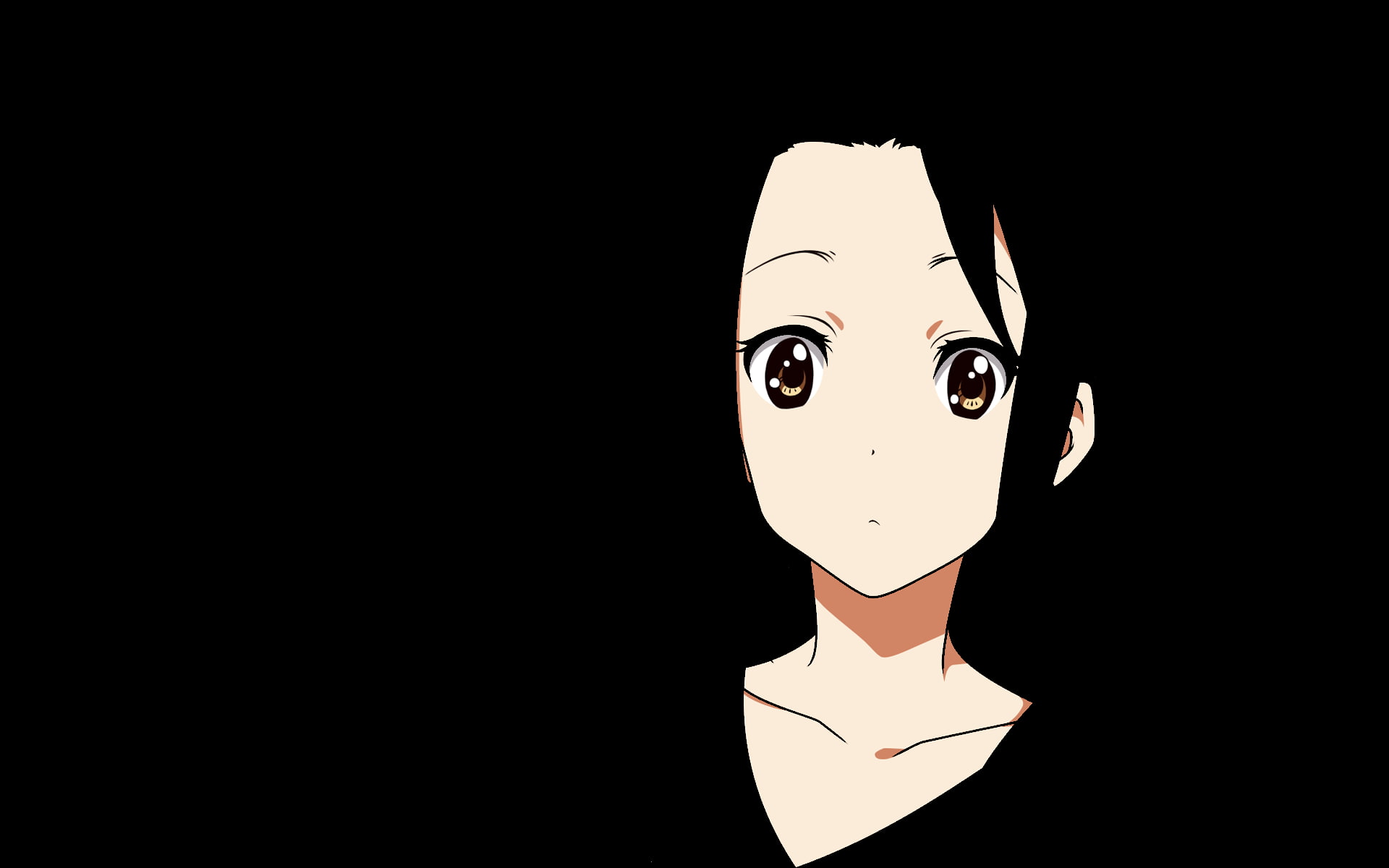 1080P, K-ON!, Tainaka Ritsu, anime girls, face, anime, HD Wallpaper