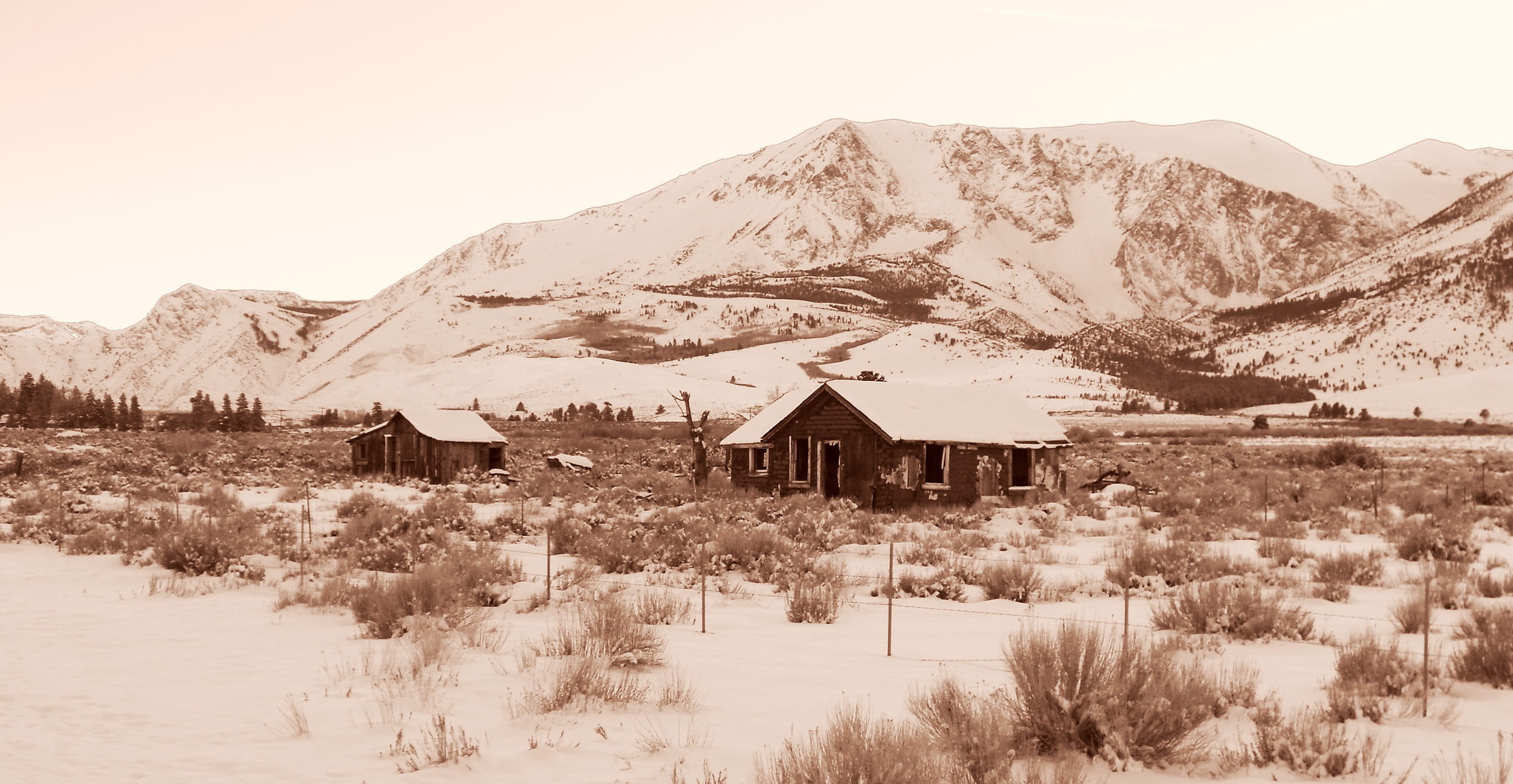 Landscape, hut, residential district, Eastern, rural scene, Old, sky, homes, snow, architecture, outdoors, scenics - nature, cold temperature, beauty in nature, HD Wallpaper