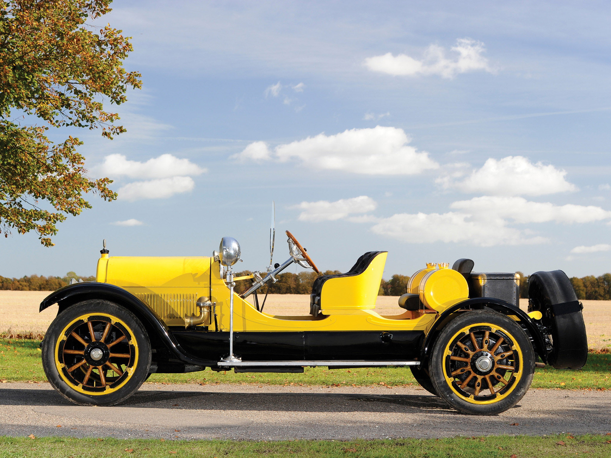 model 57, 1918, race, racing, raceabout, 1080P, retro, cadillac, HD Wallpaper