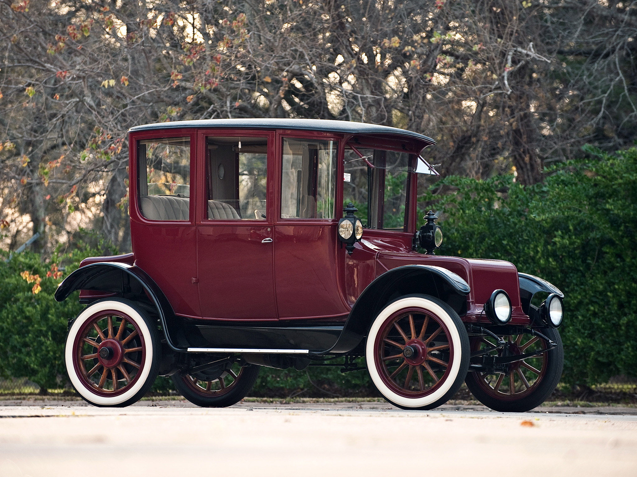 electric, 1918, brougham, detroit, 1080P, retro, HD Wallpaper