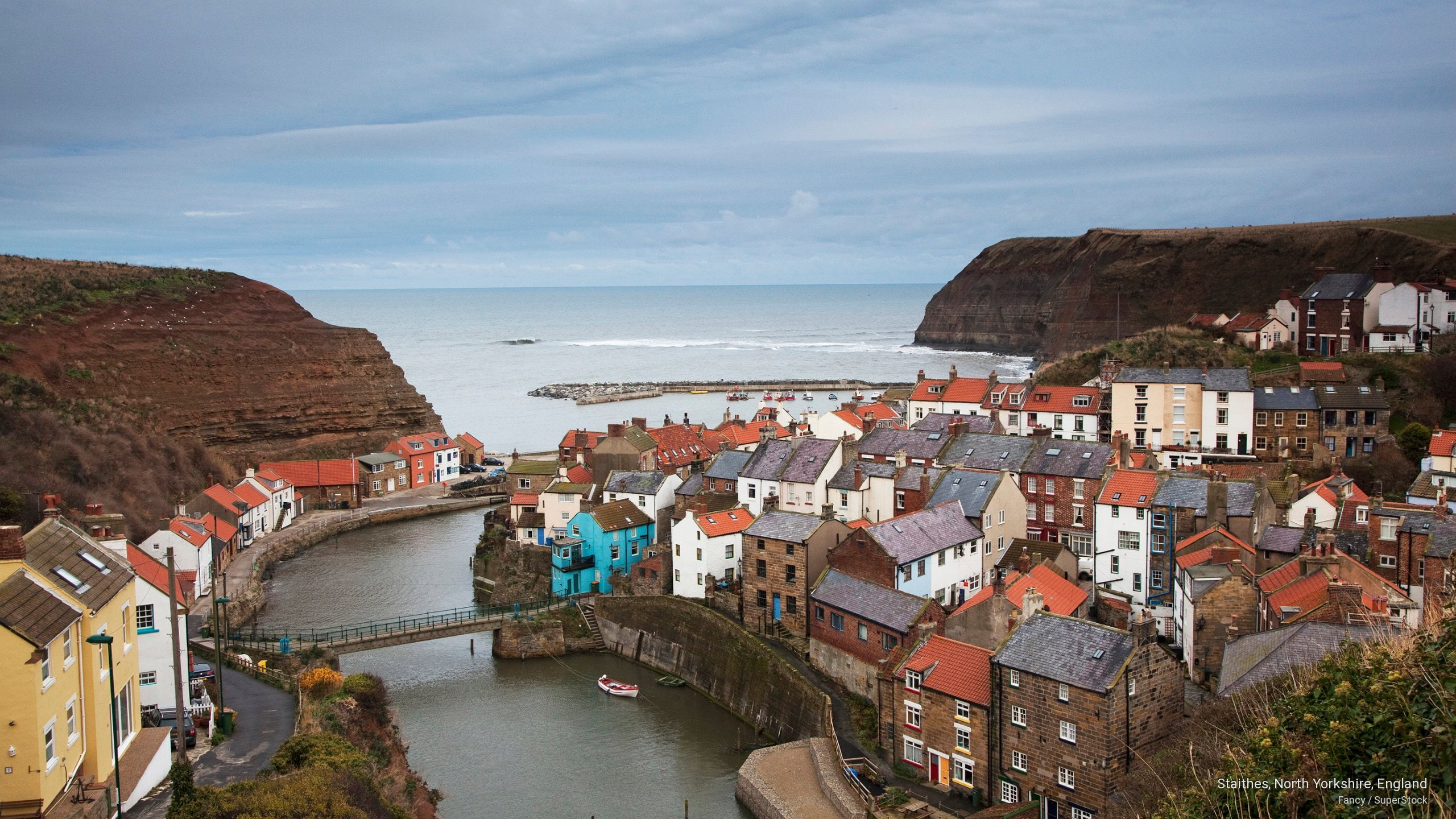 staithes, england, 2K, Europe, yorkshire, north, HD Wallpaper