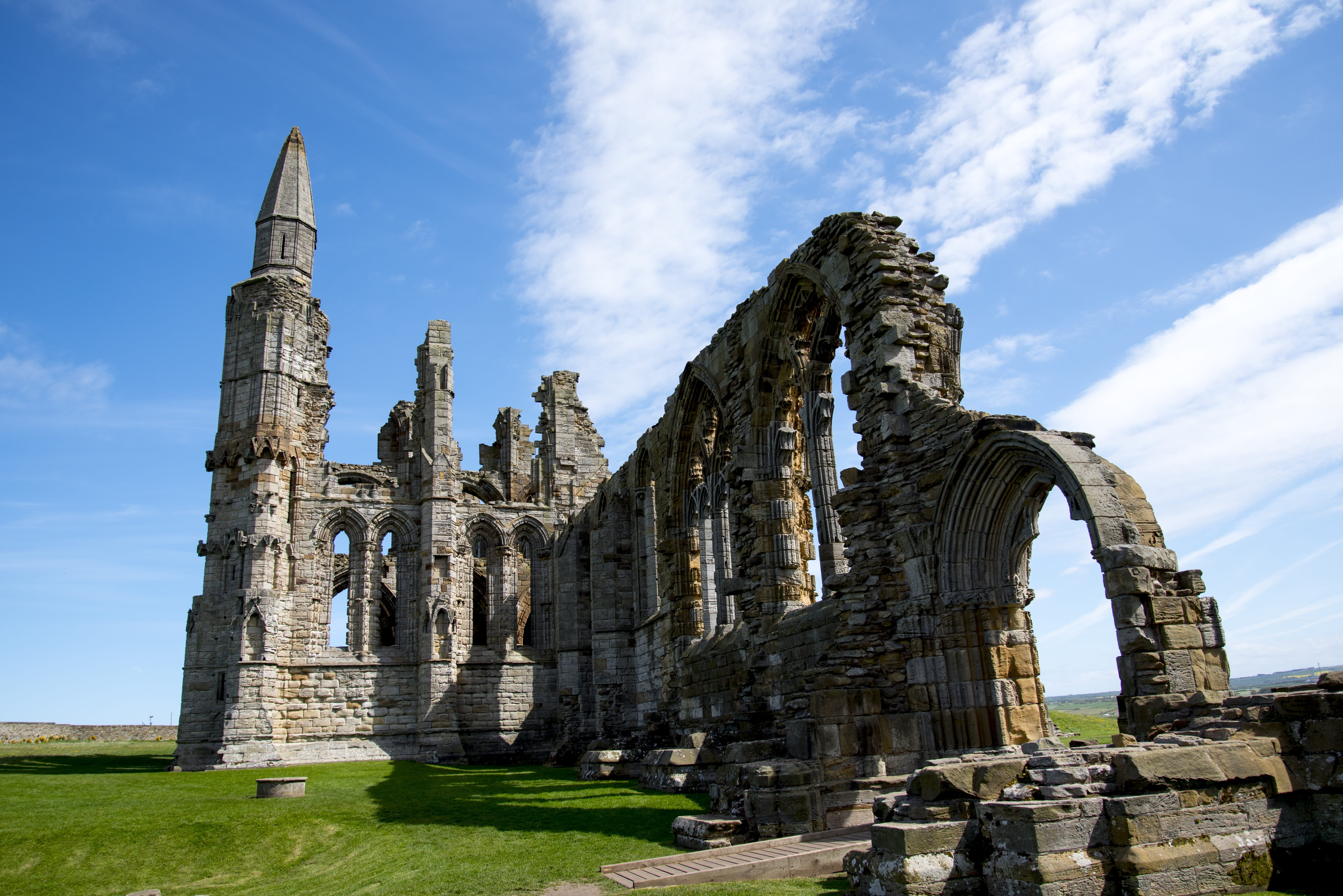ancient civilization, religion, tourism, ancient, cloud - sky, deterioration, history, landmark, outdoors, belief, cathedral, place of worship, day, ruins, HD Wallpaper