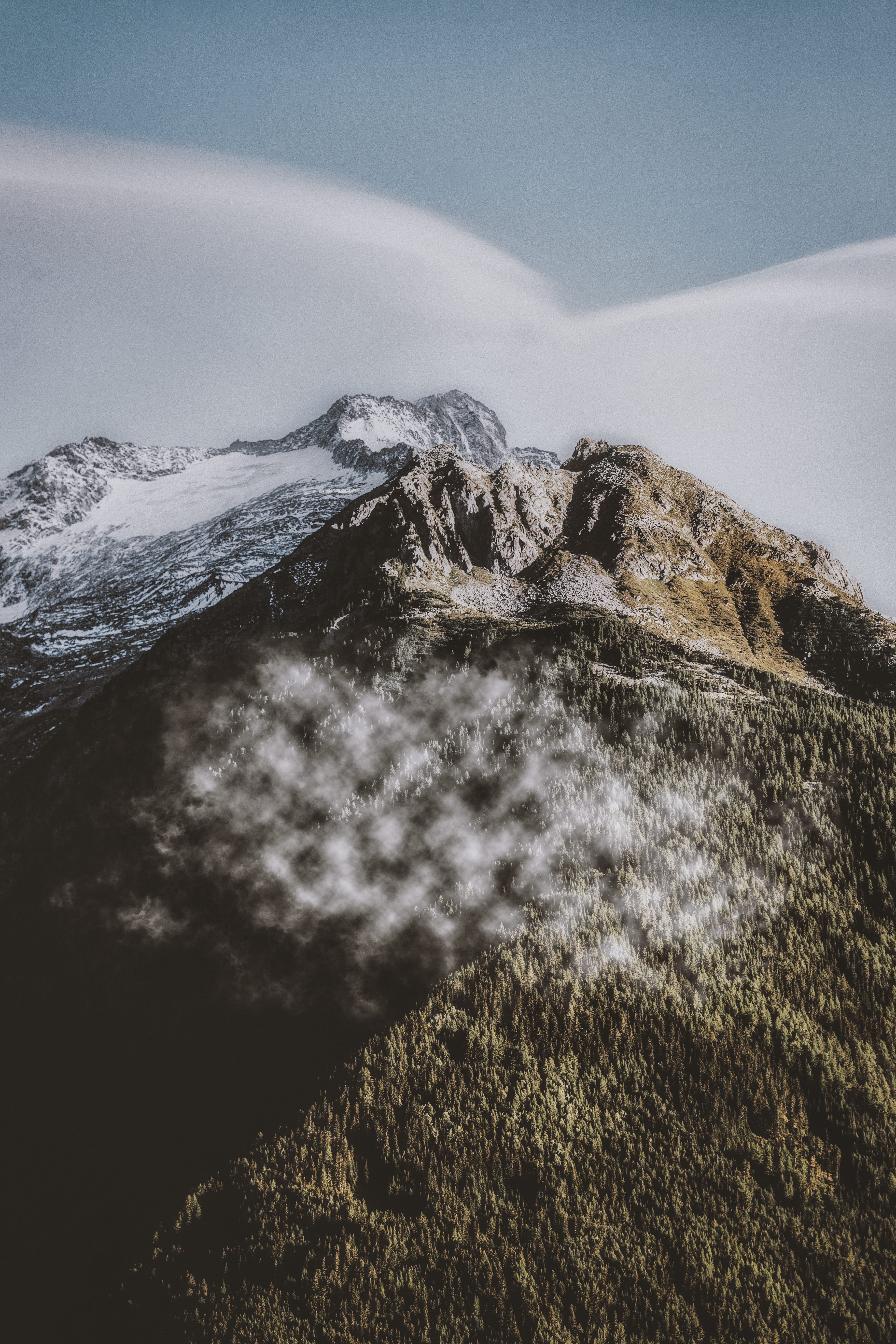 cold - Temperature, season, rock, sunset, extreme Terrain, clouds, adventure, outdoors, mountain range, cloud - Sky, summer, europe, snow capped mountain, Phone HD Wallpaper