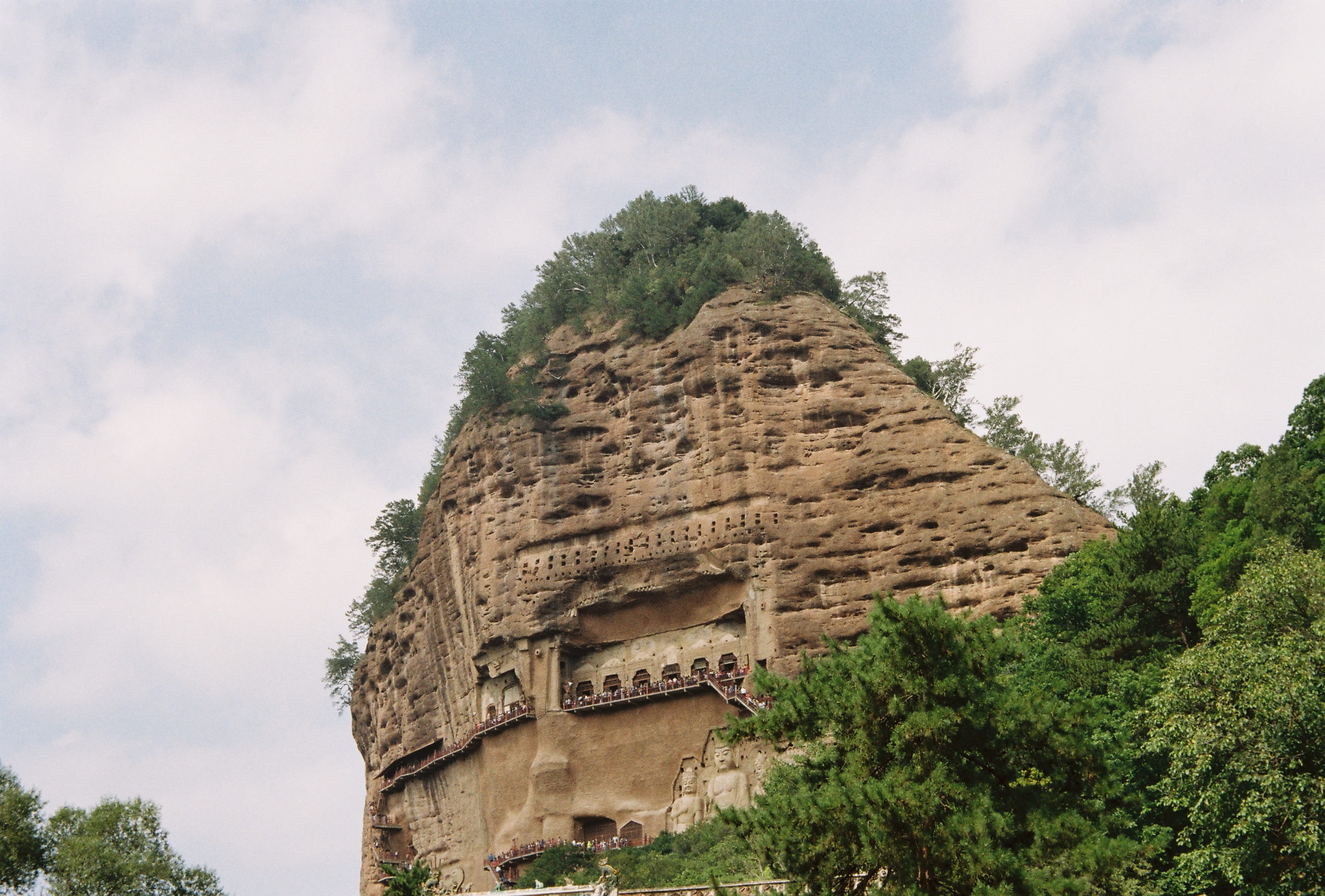 2K, cloud - sky, day, travel destinations, sky, low angle view, grotto, nature, plank, travel, mountai, plant, history, no people, old, ruined, outdoors, HD Wallpaper