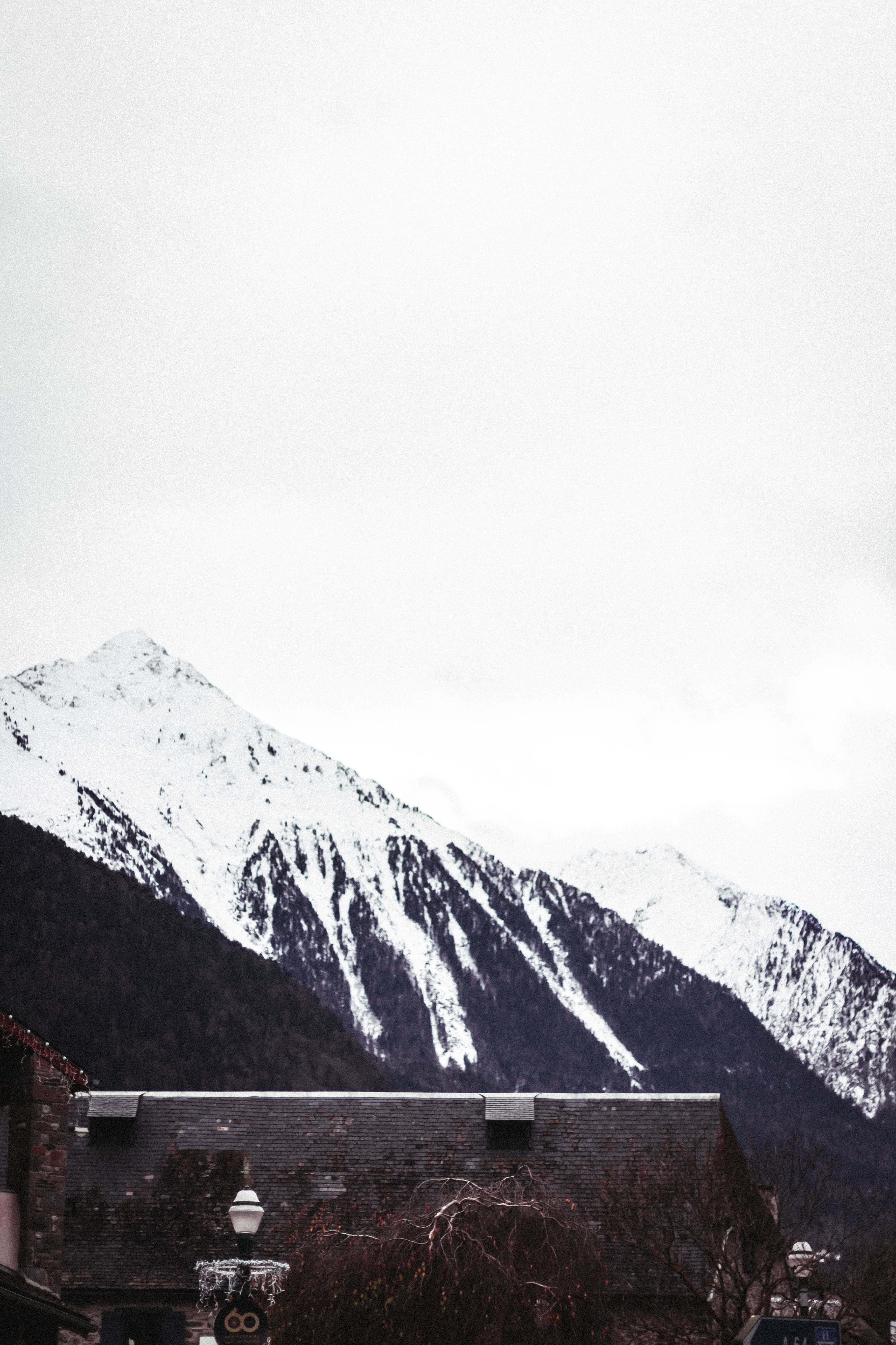 cloud, sky, brown, clear sky, outdoors, snow, cold temperature, winter, nature, landscape, mountain range, ranges, tranquil scene, environment, no people, Phone HD Wallpaper