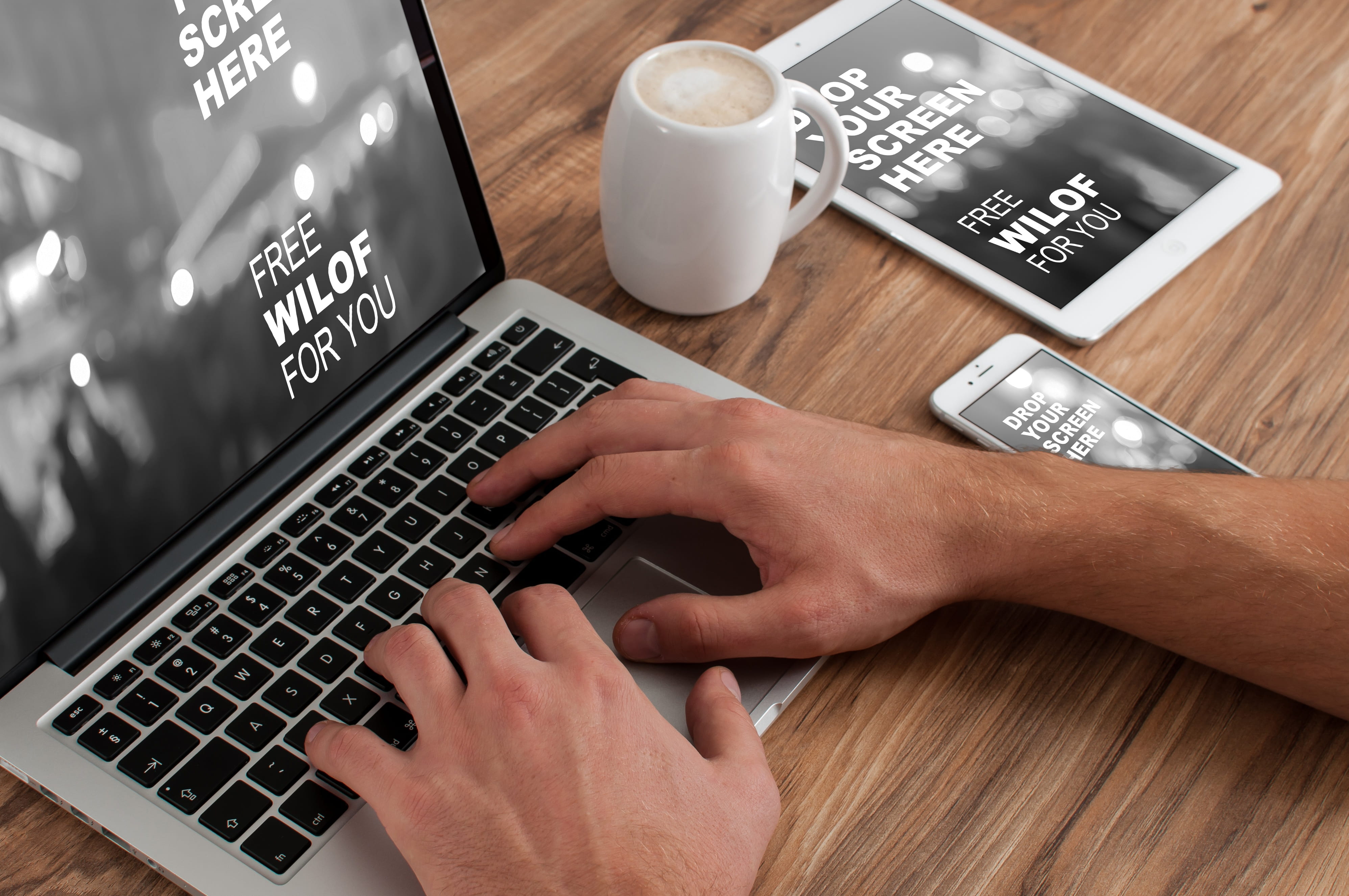 business, hand, table, drink, coffee, using laptop, adult, monitor, person, internet, laptop, communication, computer equipment, mac, macbook, ipad, computer, HD Wallpaper