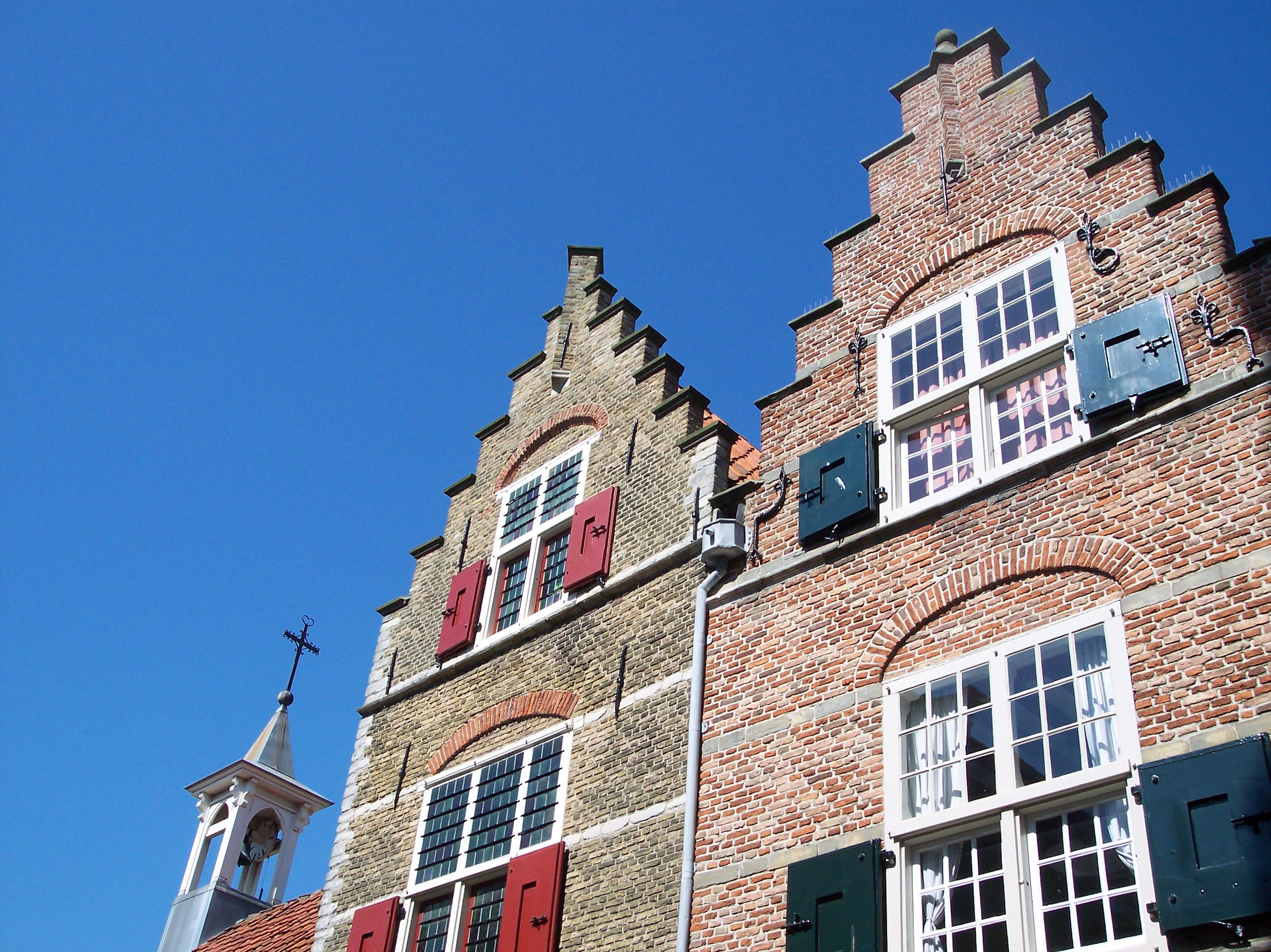 holland, zeeland, house, architecture, 2K, front, veere, HD Wallpaper