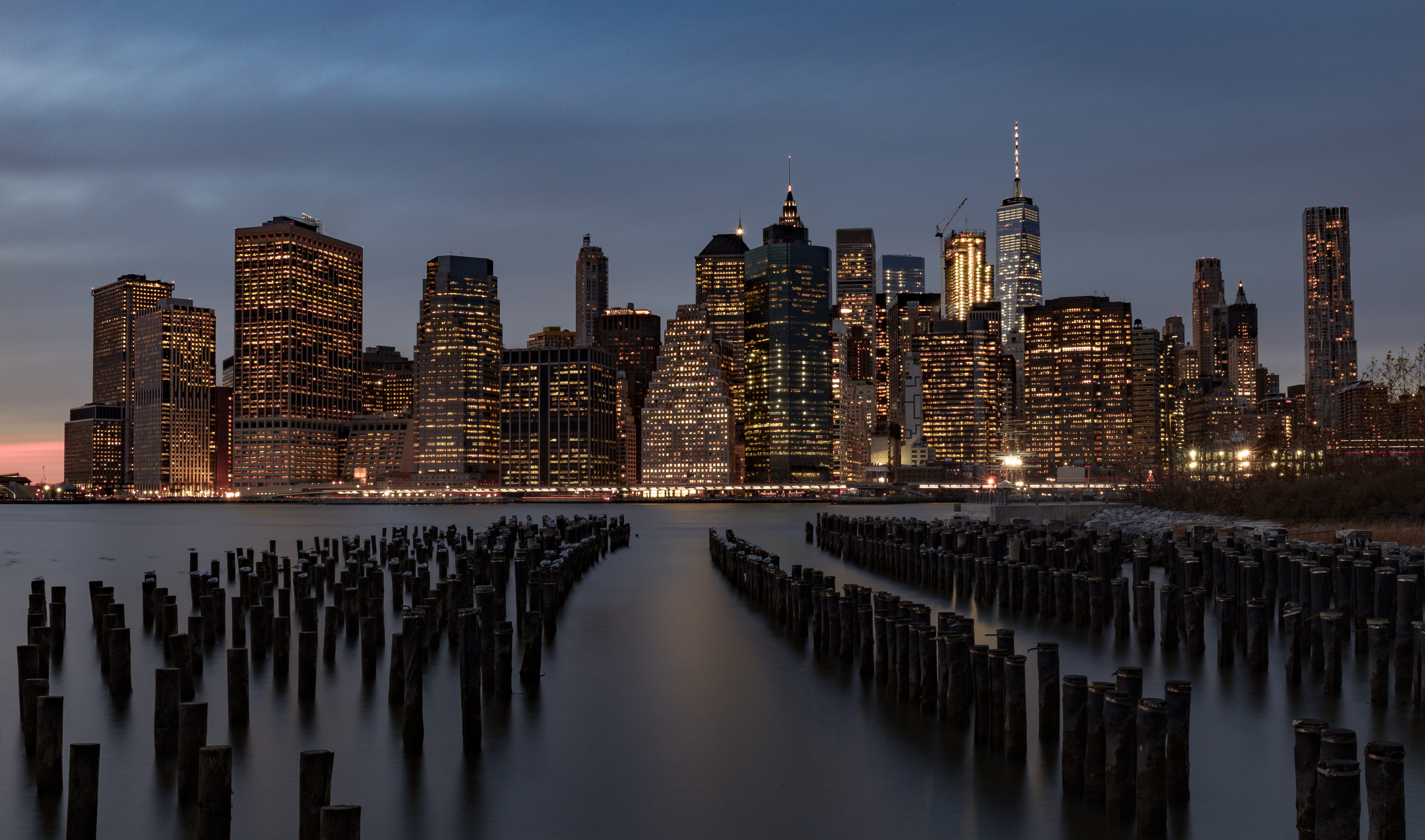 landscape, 5K, tower, urban Skyline, dusk, uSA, illuminated, office building exterior, building, architecture, photography, massachusetts, sky, evening, HD Wallpaper