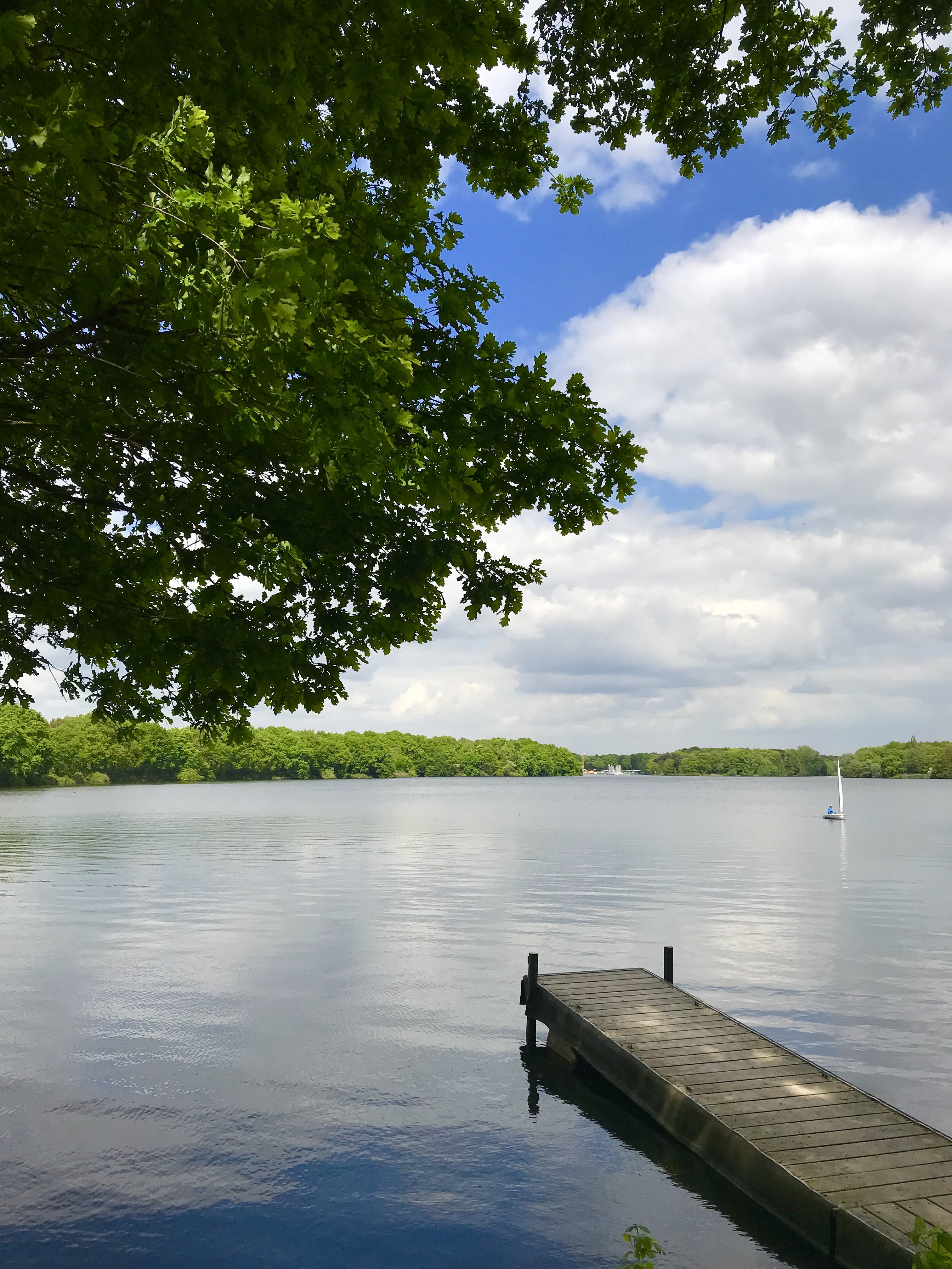 dom, tranquil scene, cloud, nature, wood, sky, scene, water, flowing, panoramic, plant, no people, horizon, beautiful, surface, marine, lake, travel, sea, Phone HD Wallpaper