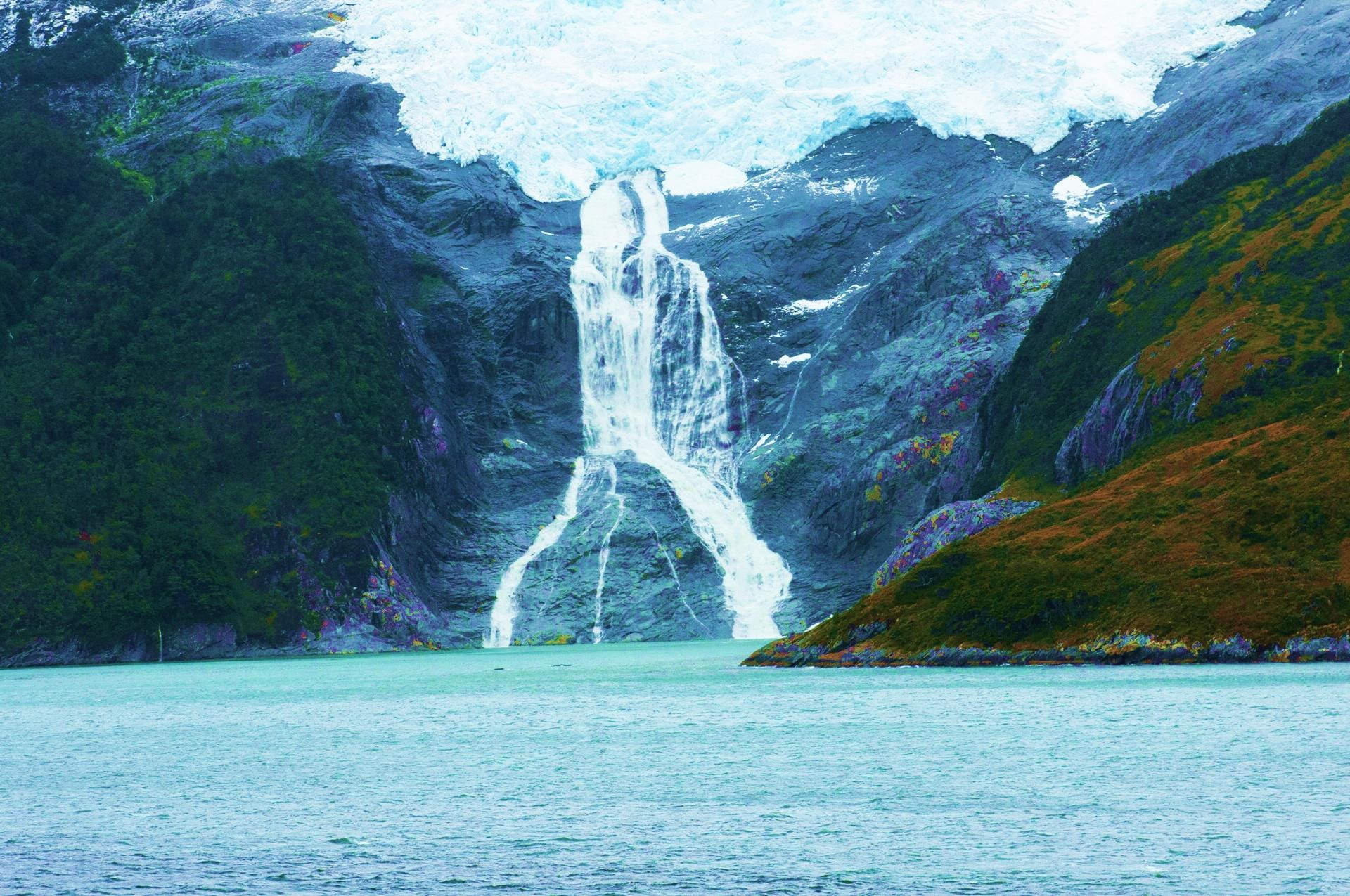 glacier, mountains, chile, cap horn, channel, beagle, 1080P, nature and landscapes, end of the world, HD Wallpaper