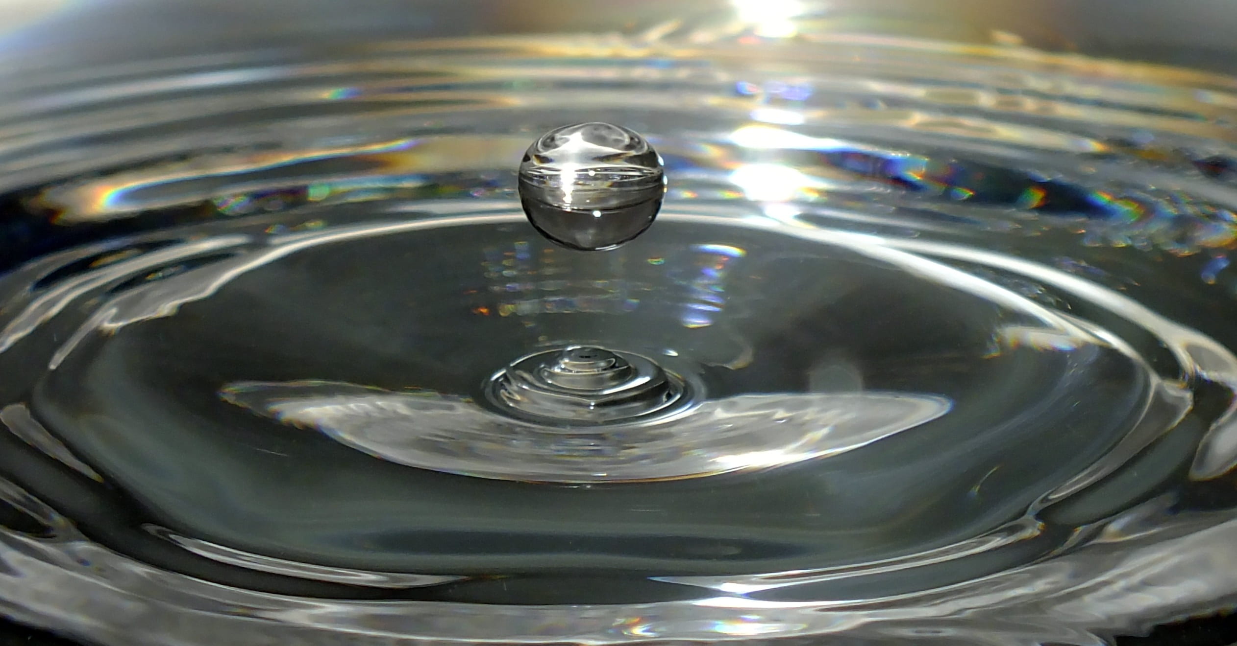 full frame, close-up, drop, movement, concentric, chrome, no people, rippled, food and drink, motion, cleaner, steel, shiny, water, 1080P, splashing, reflection, HD Wallpaper