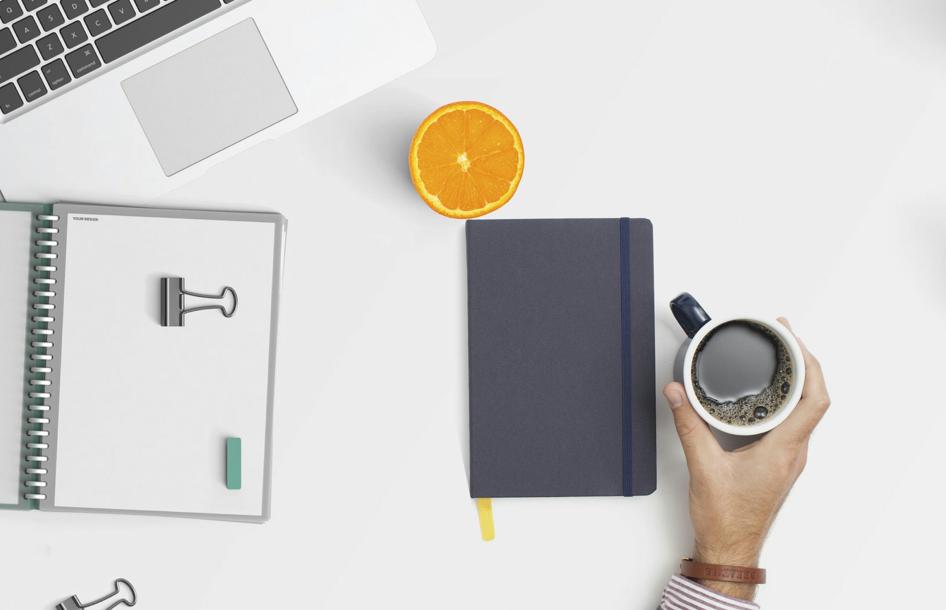minimal, wireless technology, man, coffee cup, connection, clean, food and drink, note pad, notebook, indoors, computer equipment, human hand, communication, HD Wallpaper