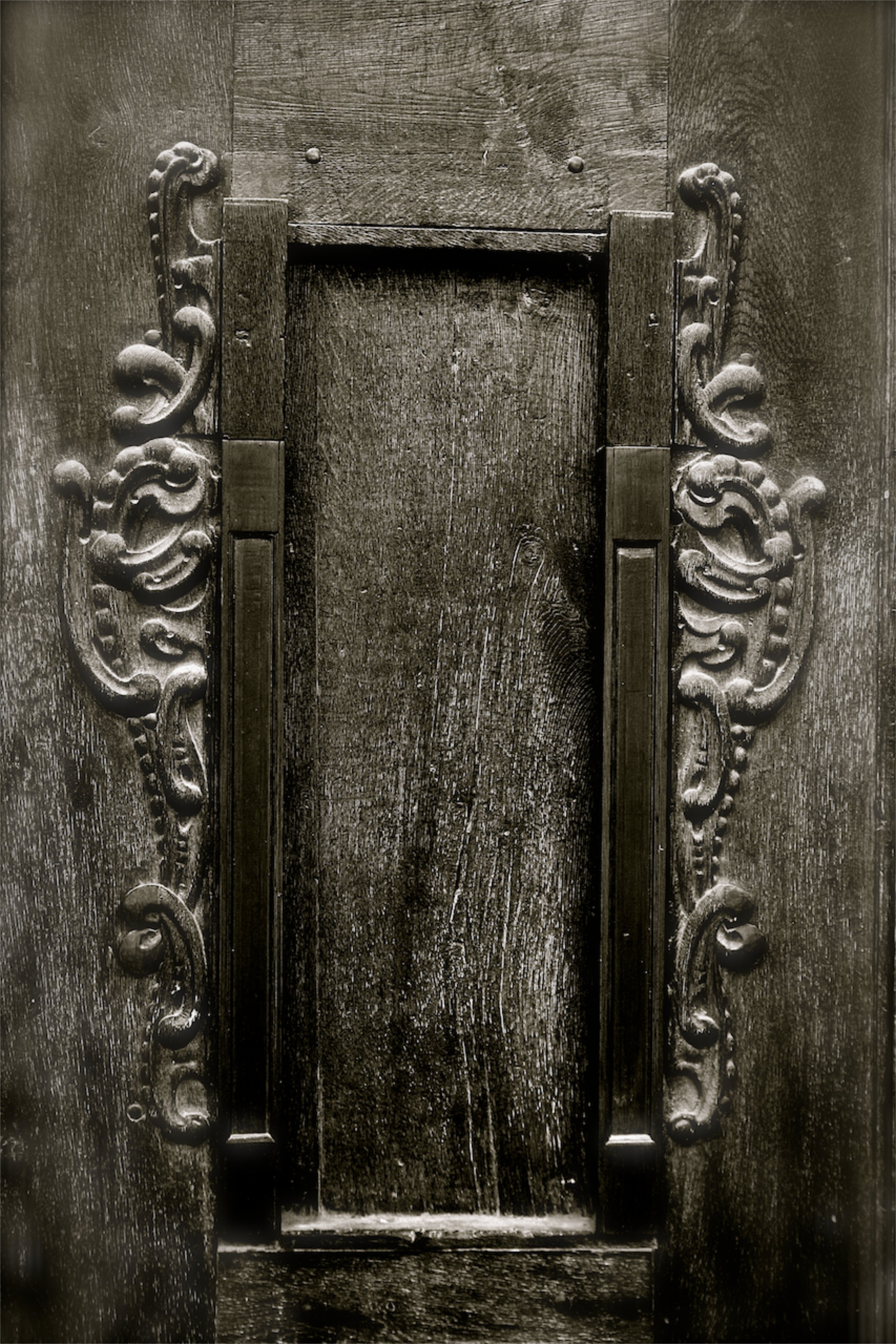 protection, gray, symmetry, black and white, architecture, ancient, patterns, exterior, old, retro, panel, day, creativity, metal, security, art and craft, Phone HD Wallpaper