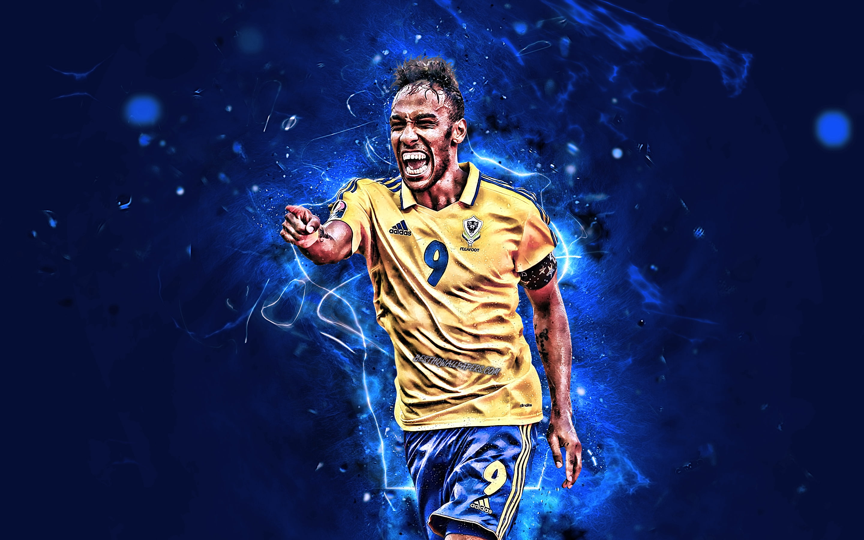 2K, Pierre-Emerick Aubameyang, Gabonese, Soccer, HD Wallpaper