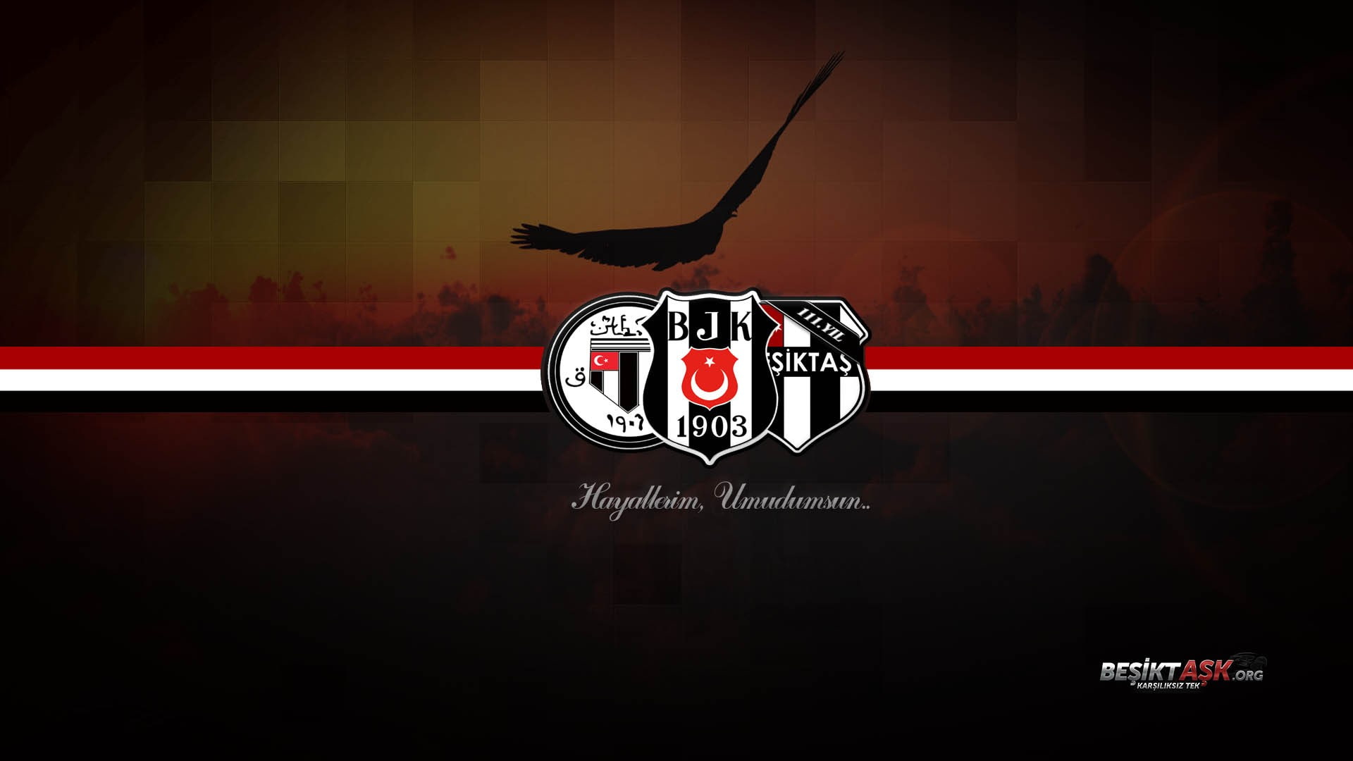 wall - building feature, illuminated, night, no people, communication, red, celebration, dark, message, representation, Soccer Clubs, Besiktas J.K., western script, HD Wallpaper