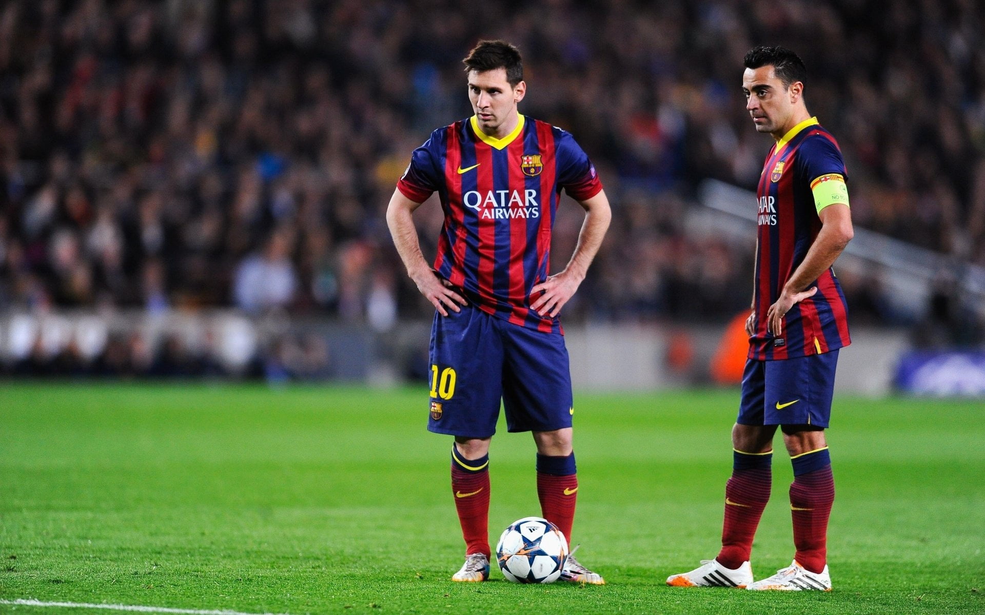 athlete, 1080P, Lionel Messi, sports team, stadium, match - sport, clothing, young men, young adult, ball, teamwork, men, team sport, adult, sports equipment, HD Wallpaper